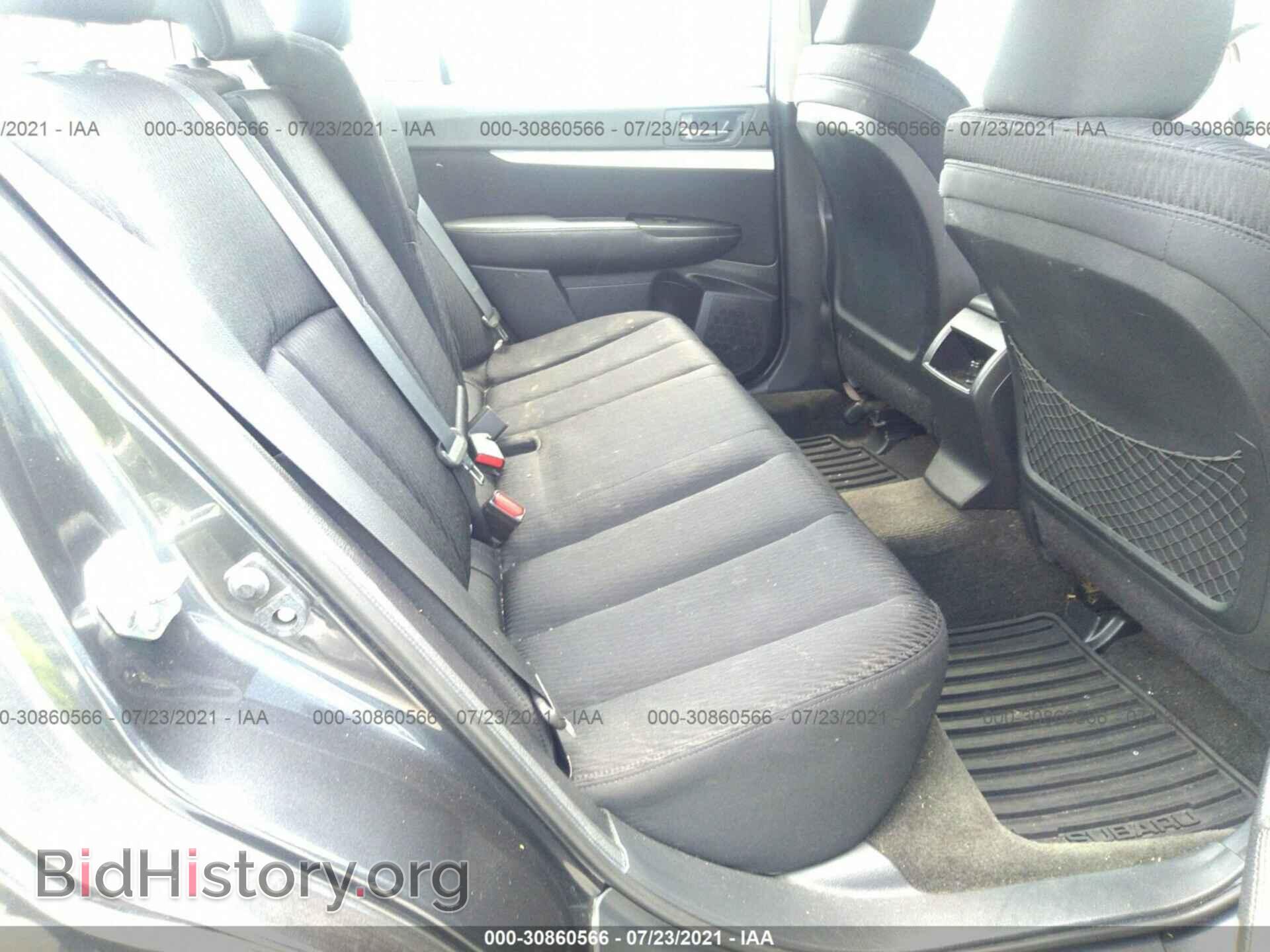 2012 SUBARU LEGACY - VIN: 4S3BMBA68C3003145 - Фото 8