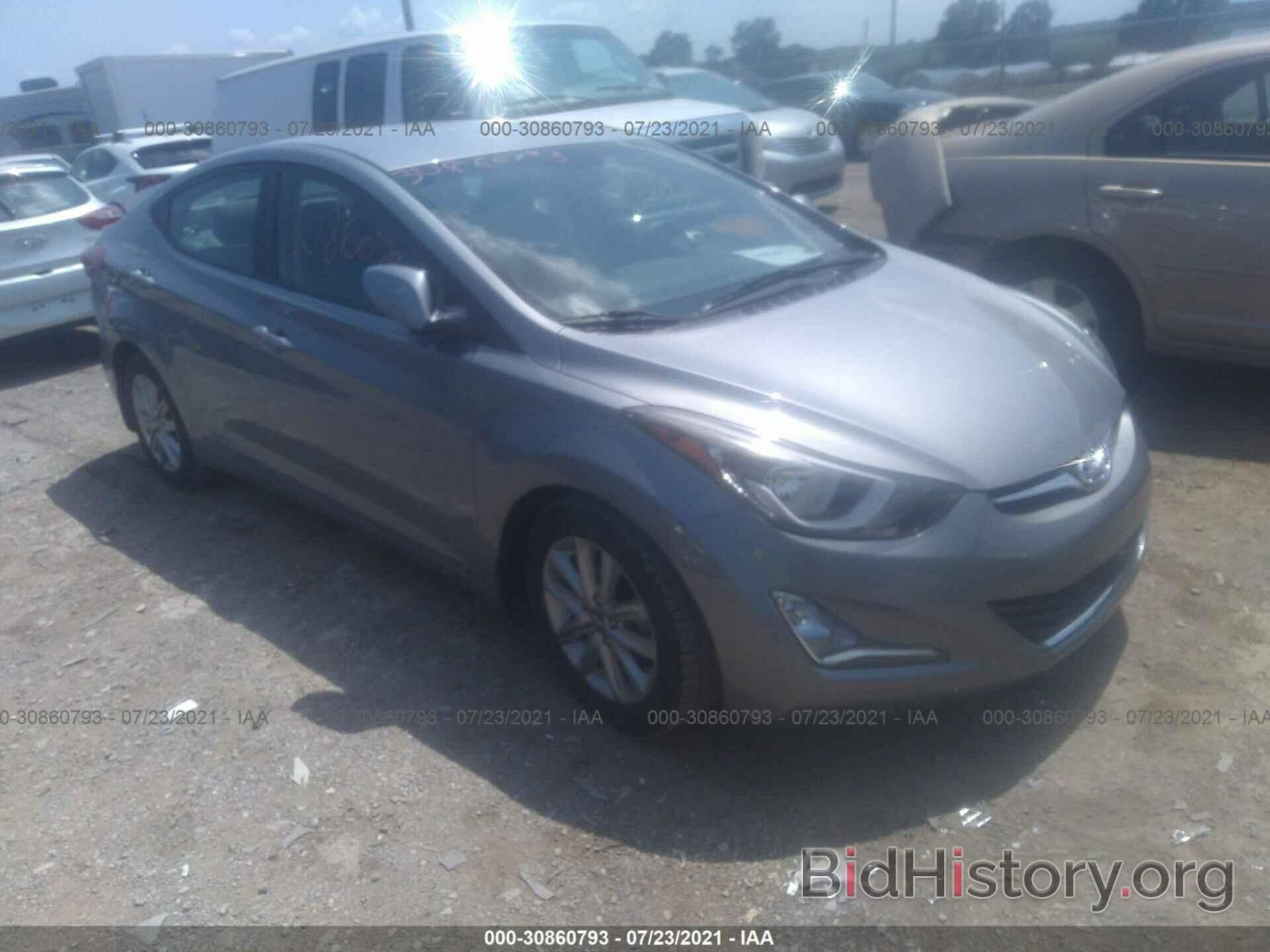 Photo KMHDH4AE5FU267269 - HYUNDAI ELANTRA 2015