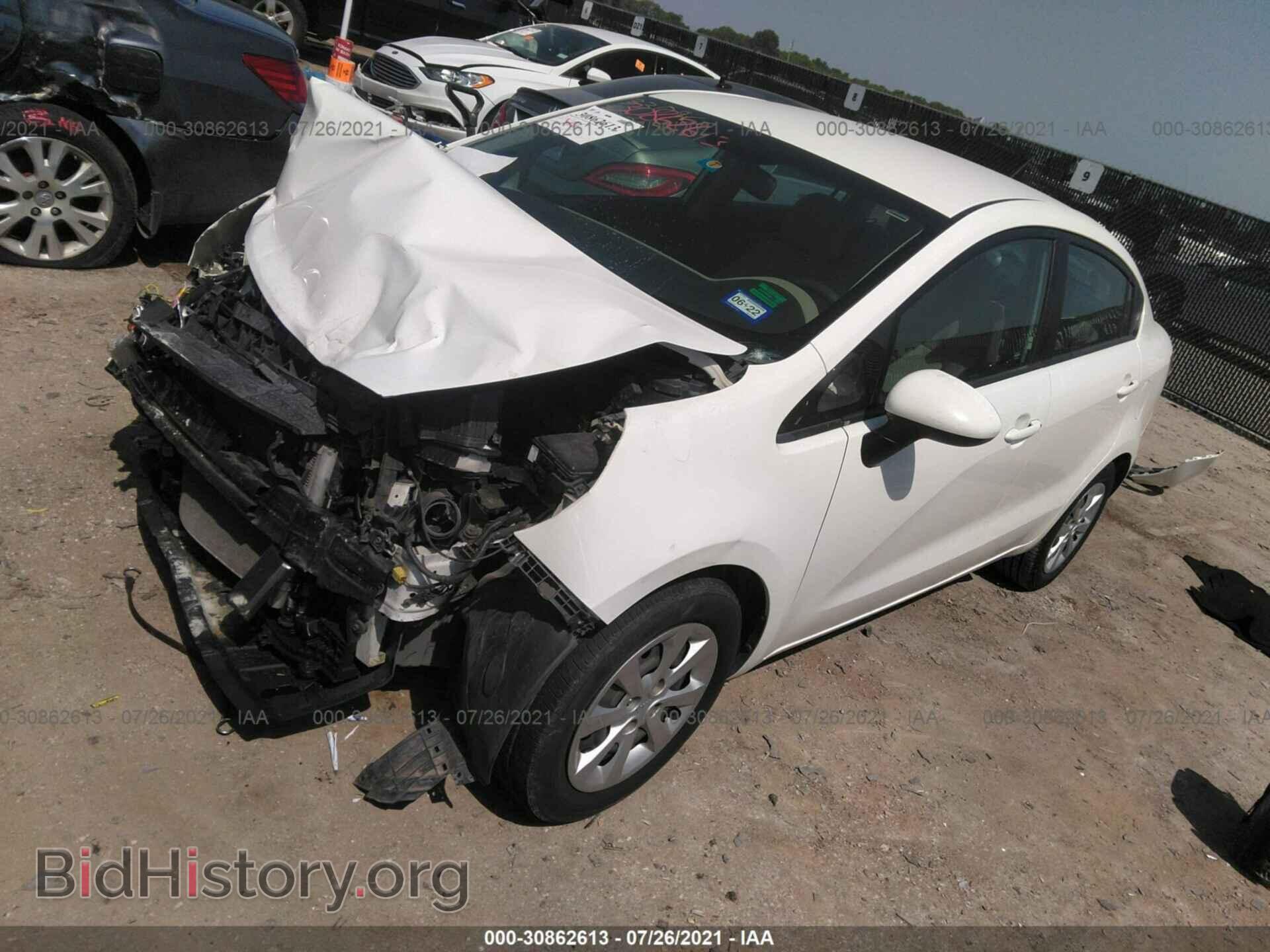 2013 KIA RIO - VIN: KNADM4A33D6308169 - Фото 2