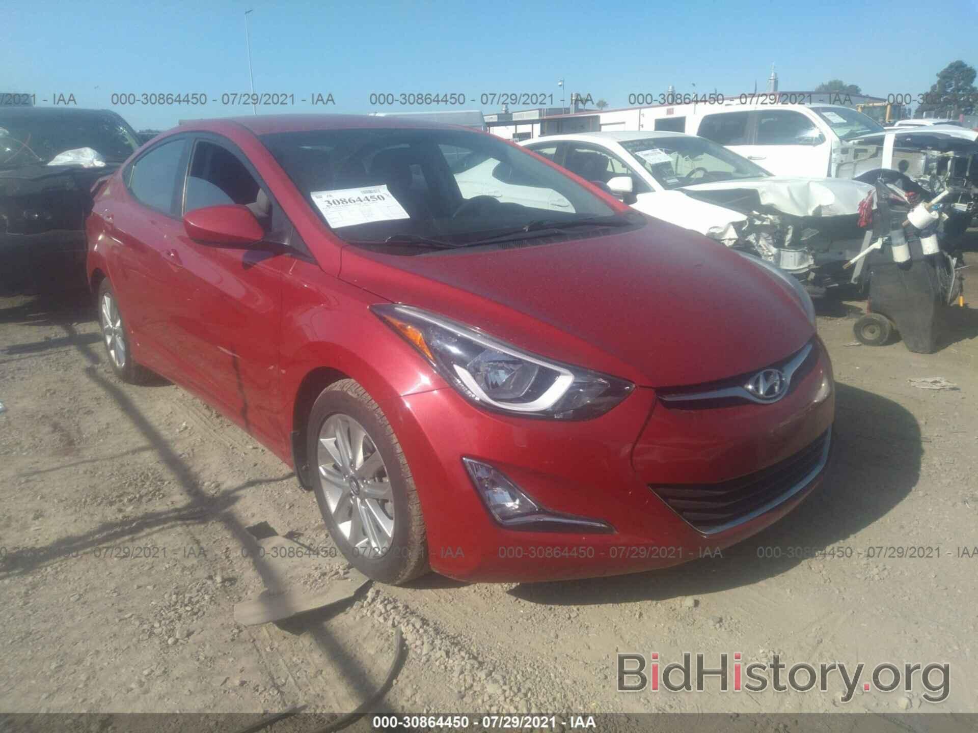 Photo KMHDH4AE1FU450328 - HYUNDAI ELANTRA 2015