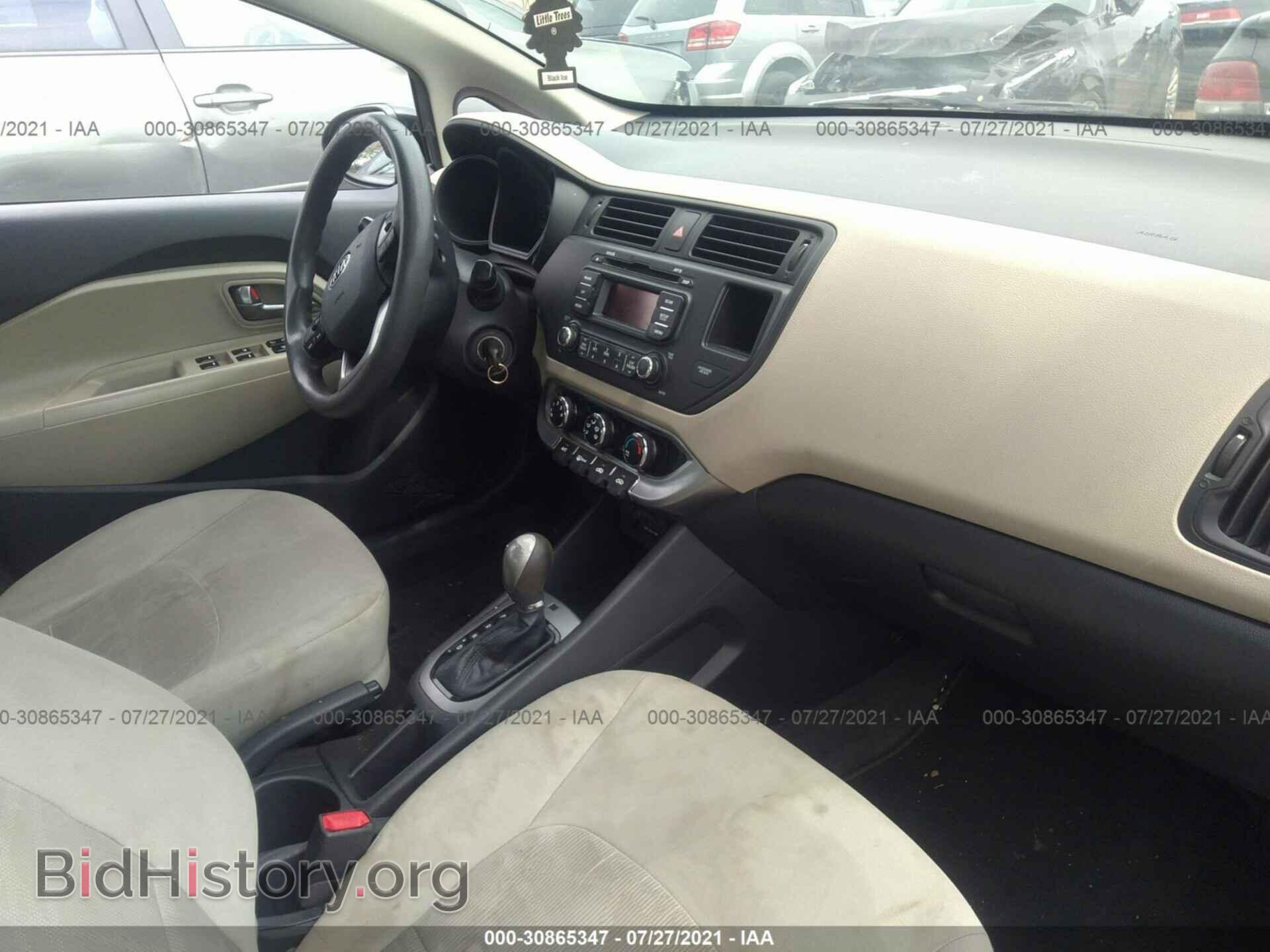 2012 KIA RIO - VIN: KNADM4A31C6047719 - Фото 5