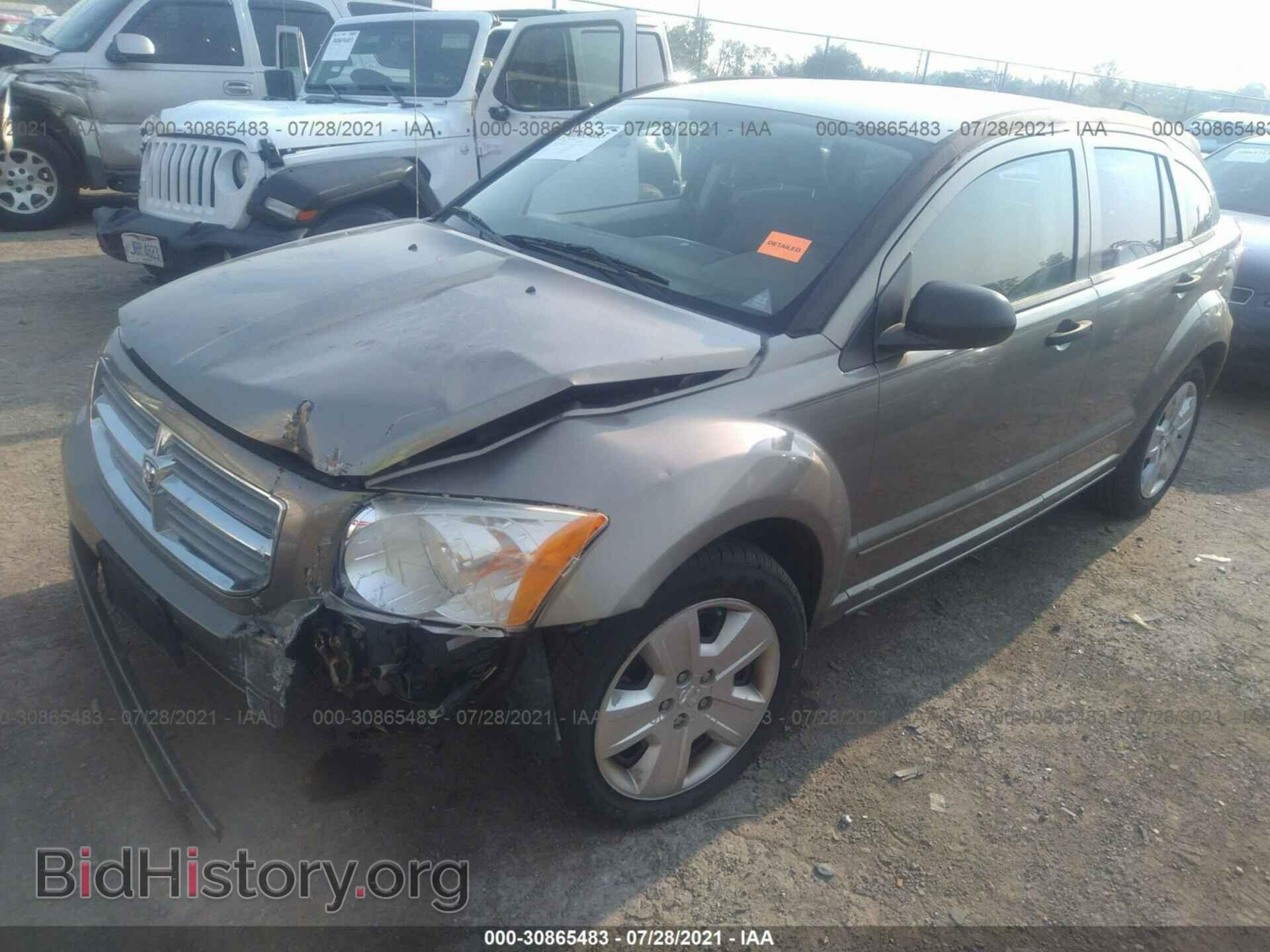 2007 DODGE CALIBER - VIN: 1B3HB48B07D263782 - Фото 2
