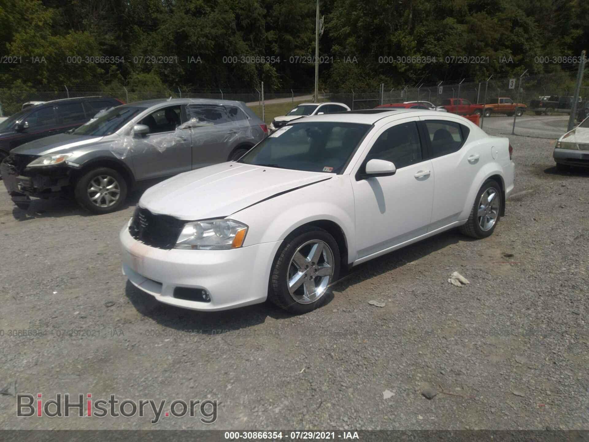 2011 DODGE AVENGER - VIN: 1B3BD2FB8BN509889 - Фото 2