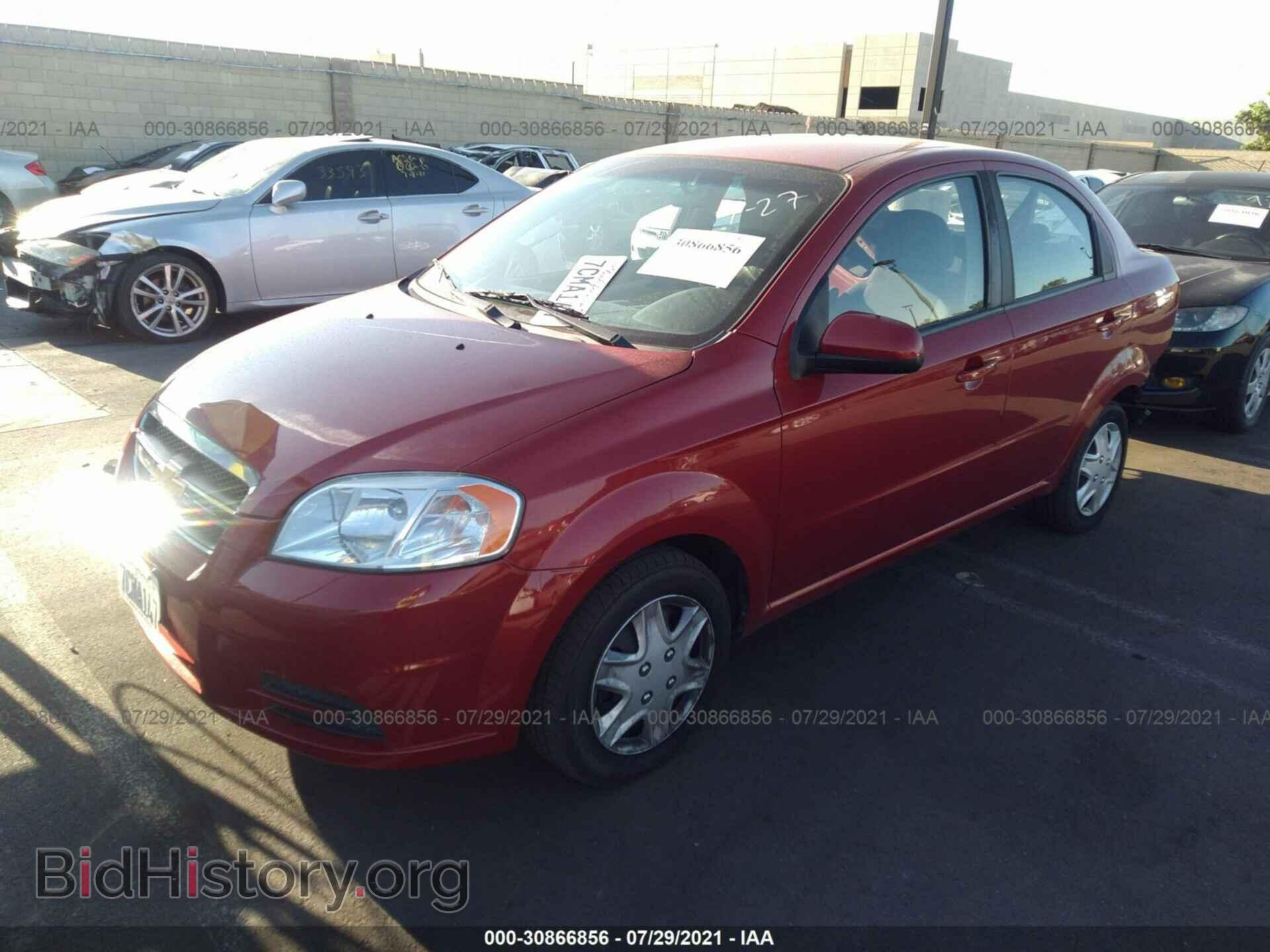 2010 CHEVROLET AVEO - VIN: KL1TD5DEXAB129655 - Фото 2