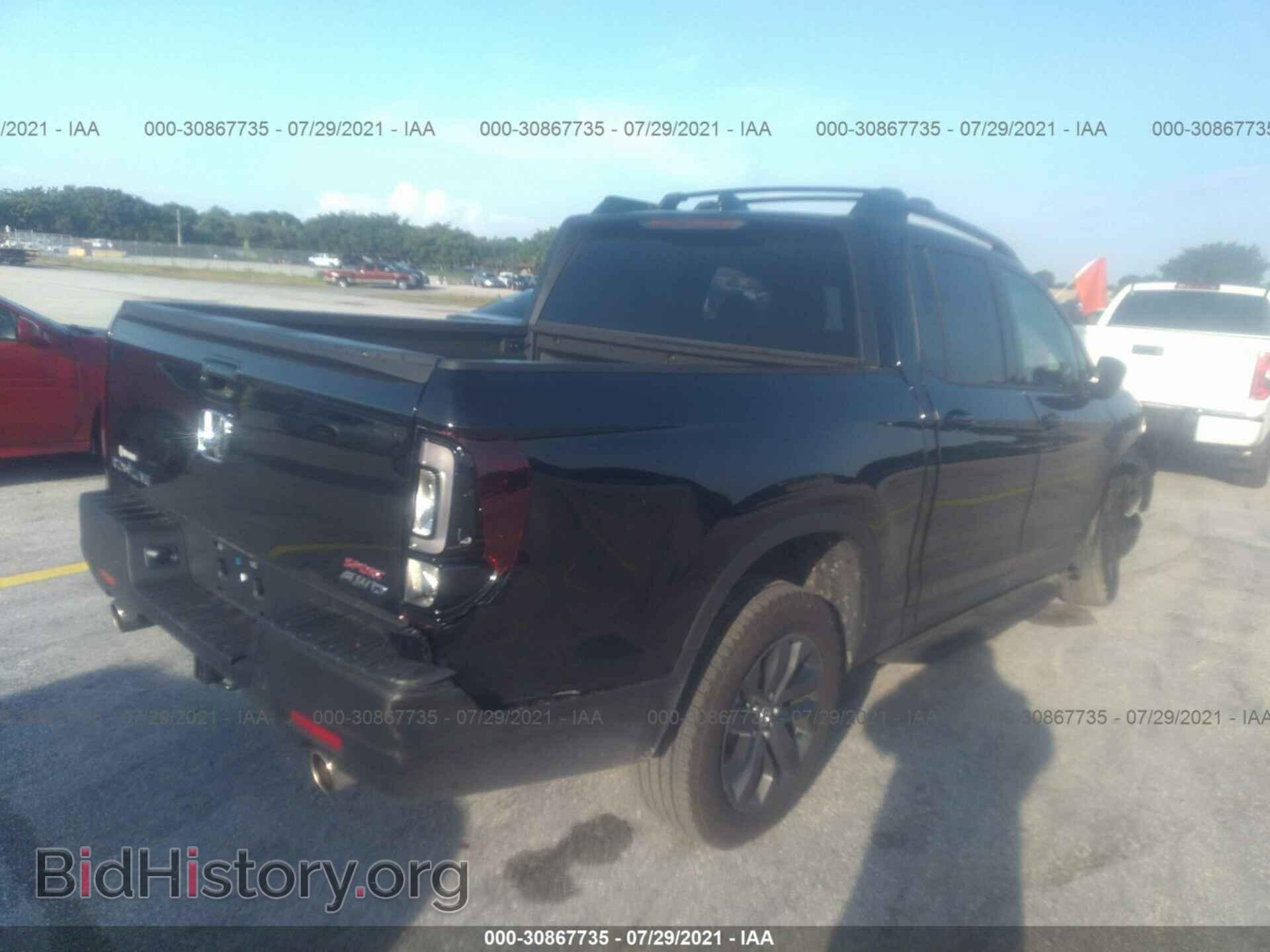 2021 HONDA RIDGELINE - VIN: 5FPYK3F1XMB018213 - Фото 4