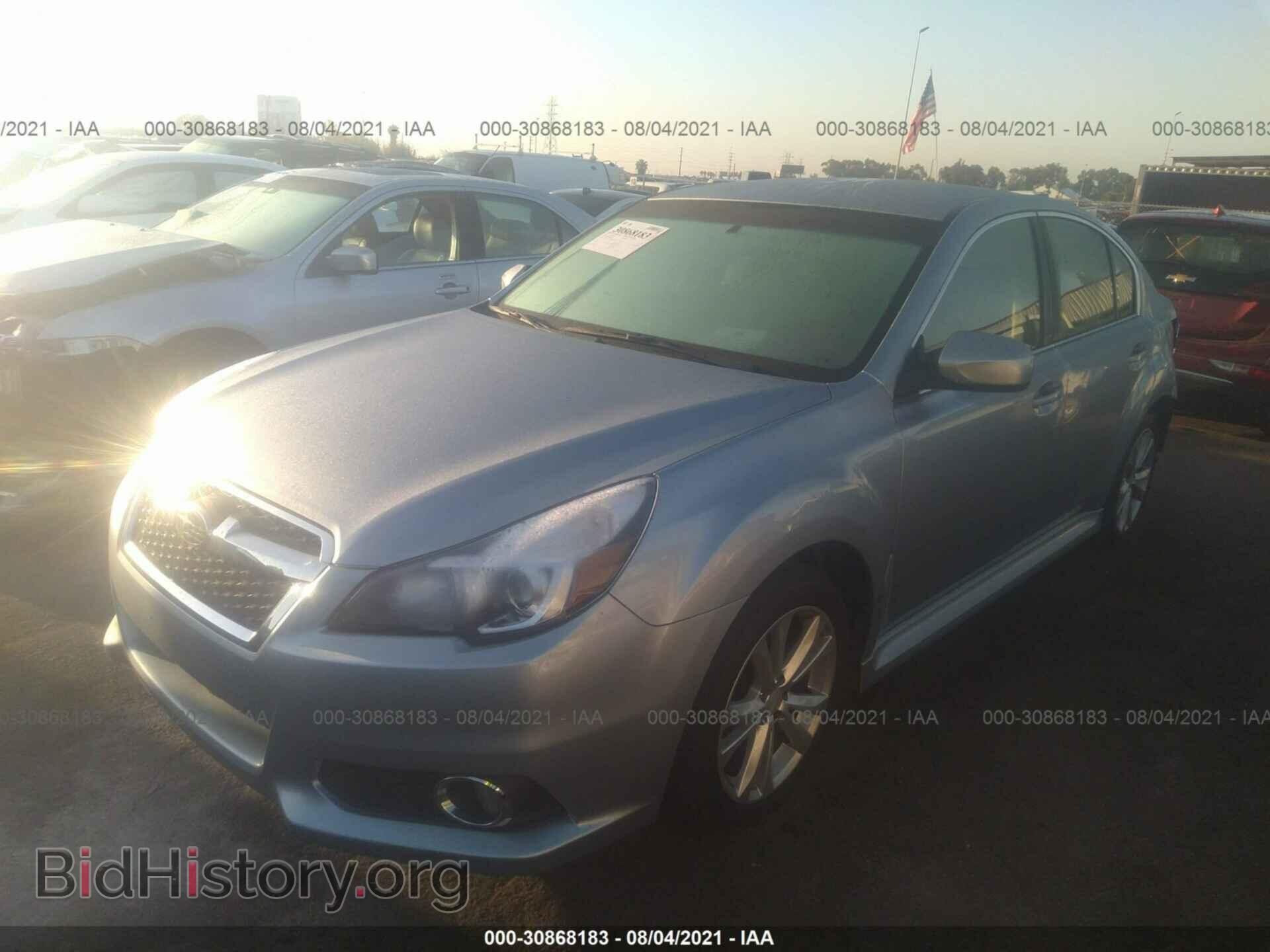 2013 SUBARU LEGACY - VIN: 4S3BMBB63D3032231 - Фото 2