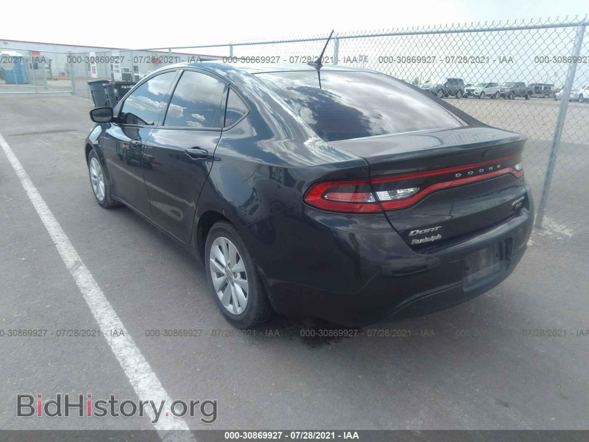 2014 DODGE DART - VIN: 1C3CDFDH0ED916816 - Фото 3