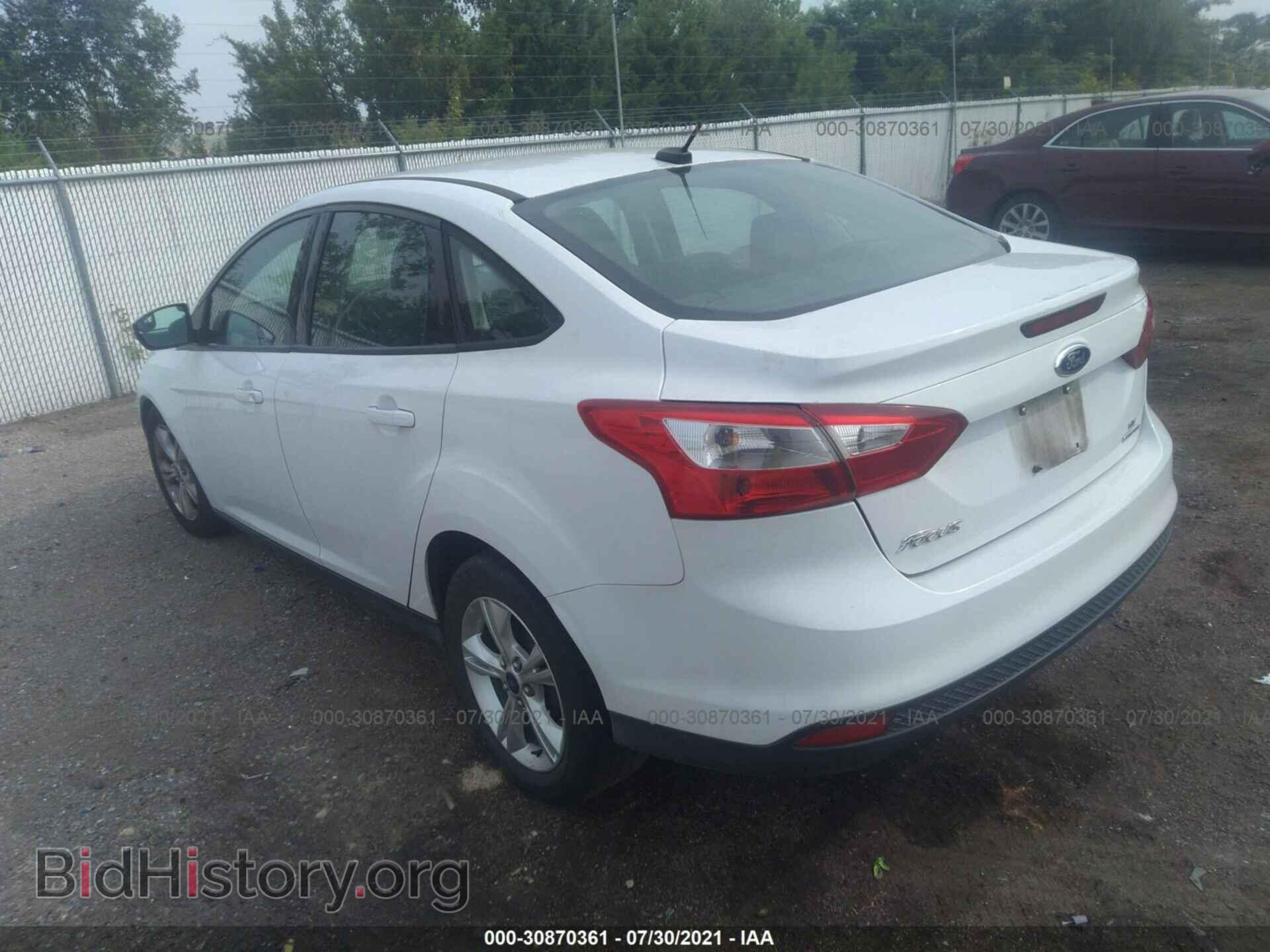 2013 FORD FOCUS - VIN: 1FADP3F2XDL342167 - Фото 3