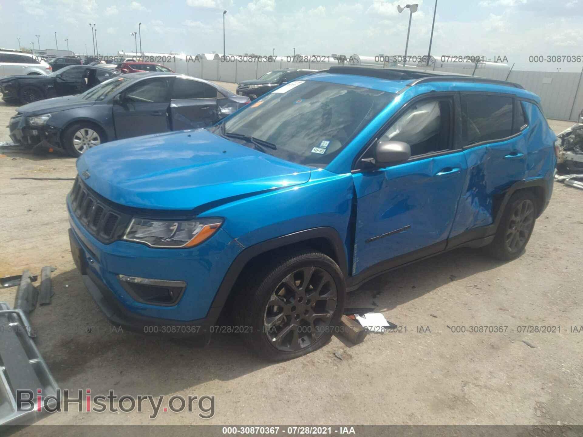 2021 JEEP COMPASS - VIN: 3C4NJCEB6MT522901 - Фото 2