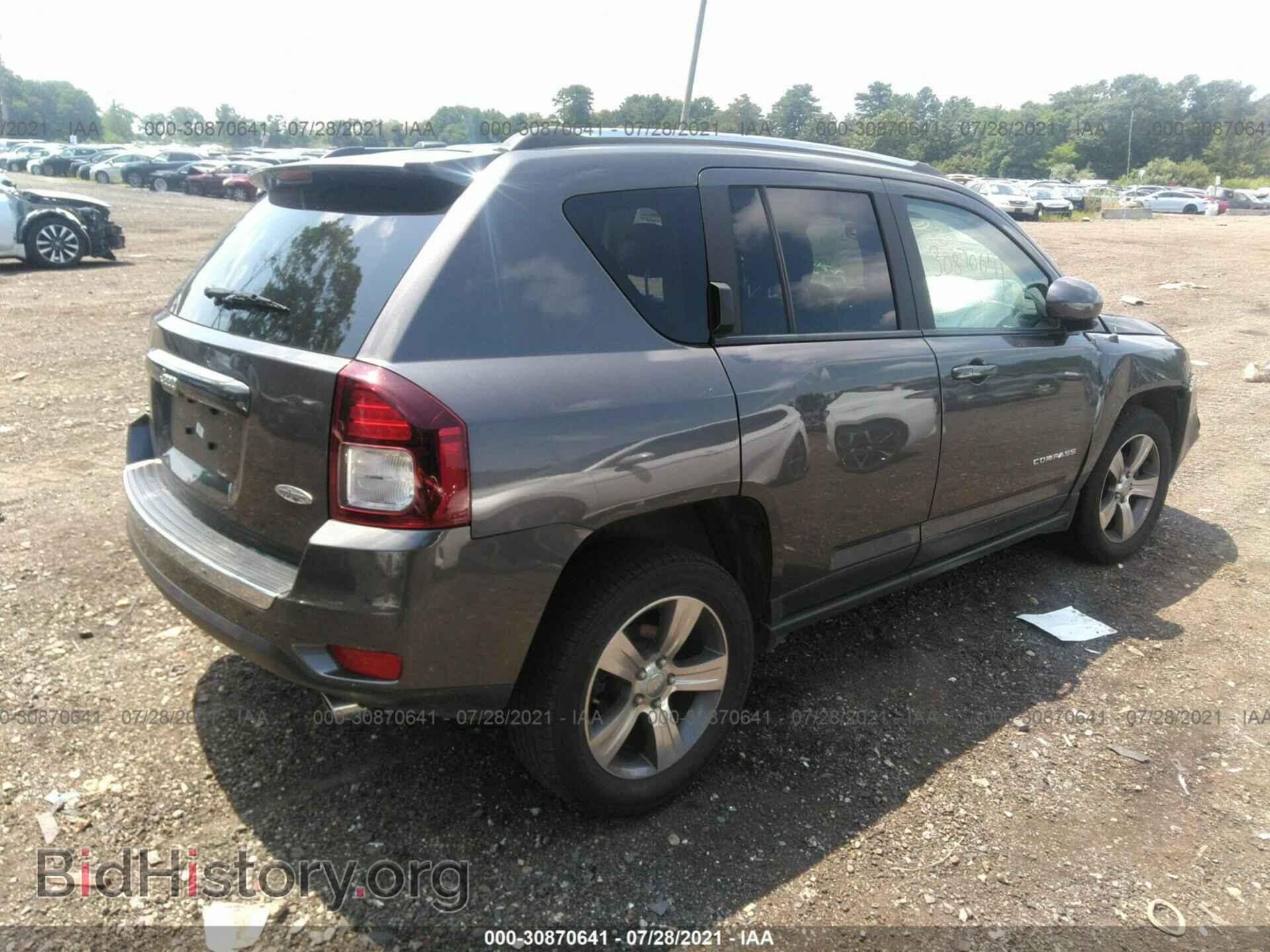 2017 JEEP COMPASS - VIN: 1C4NJDEB6HD169853 - Фото 4