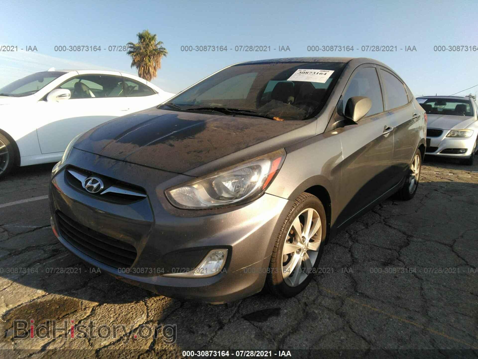 2013 HYUNDAI ACCENT - VIN: KMHCU4AE6DU426627 - Фото 2