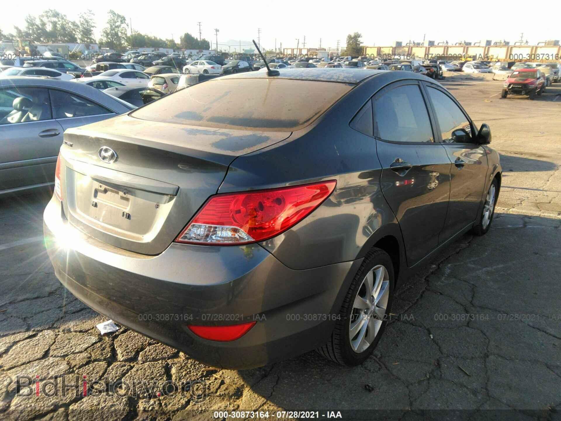 2013 HYUNDAI ACCENT - VIN: KMHCU4AE6DU426627 - Фото 4
