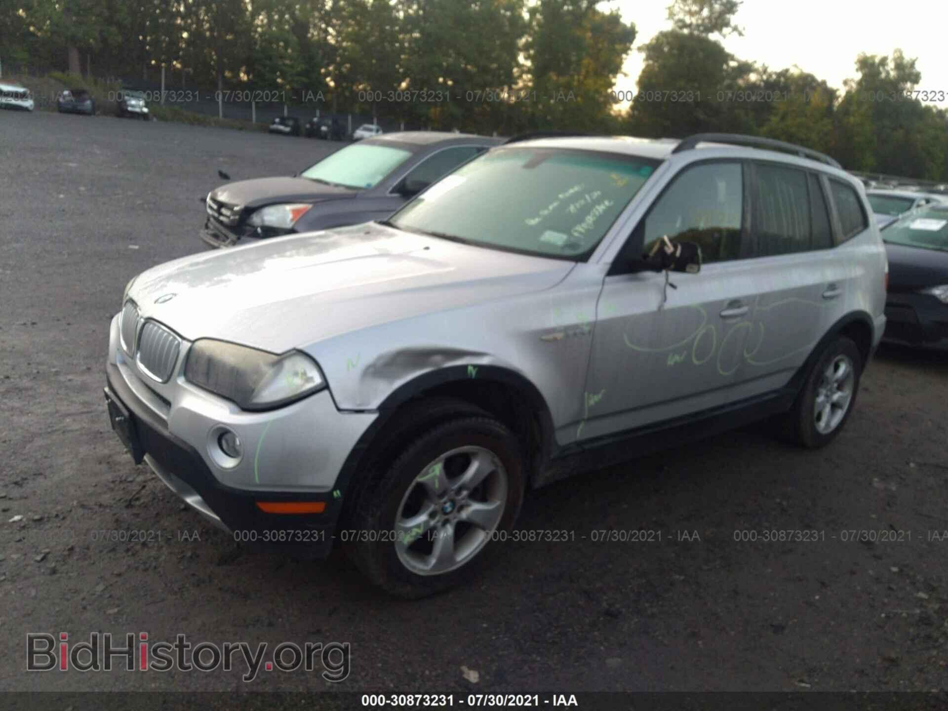 2008 BMW X3 - VIN: WBXPC93448WJ04544 - Фото 2