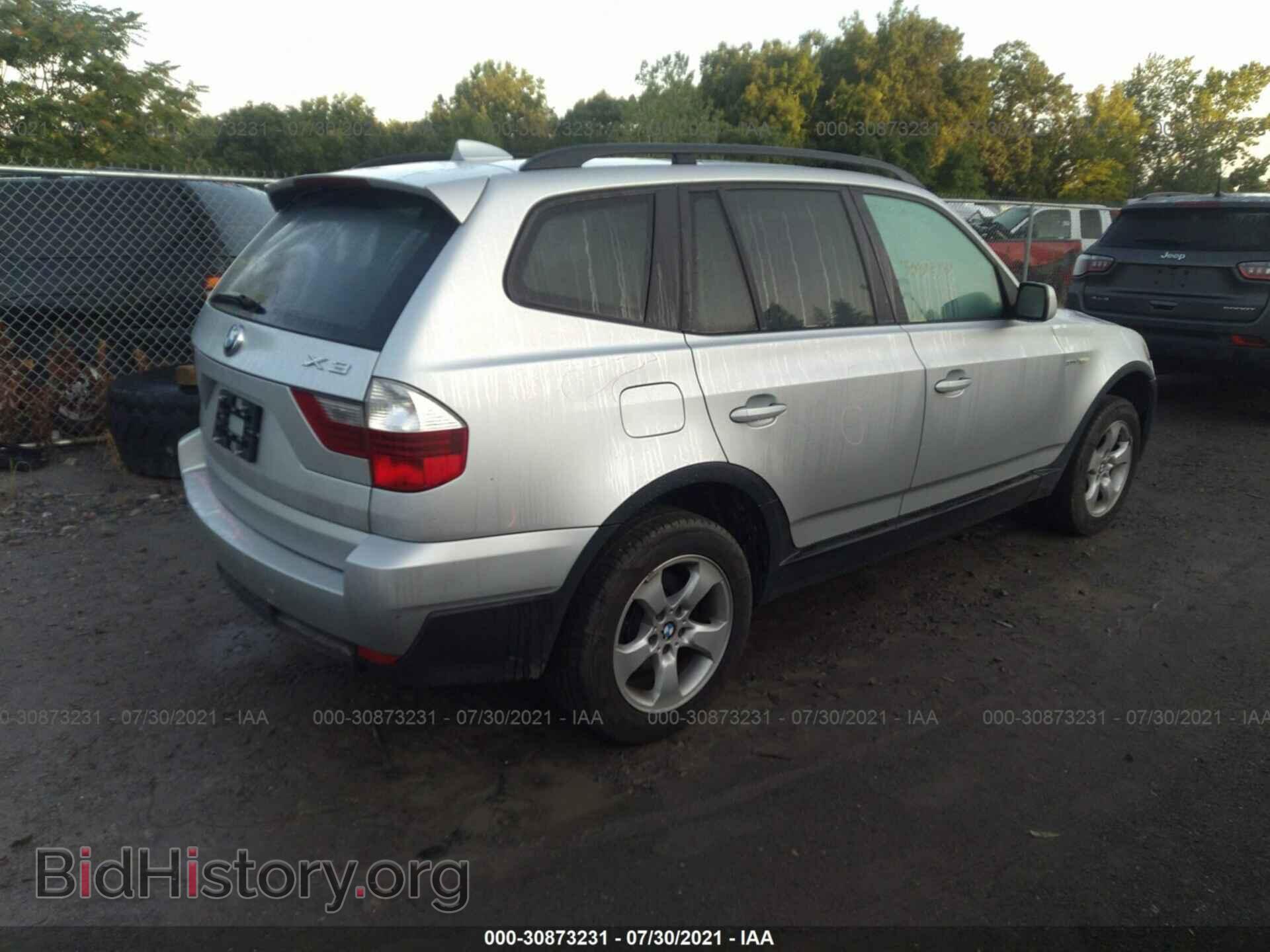 2008 BMW X3 - VIN: WBXPC93448WJ04544 - Фото 4