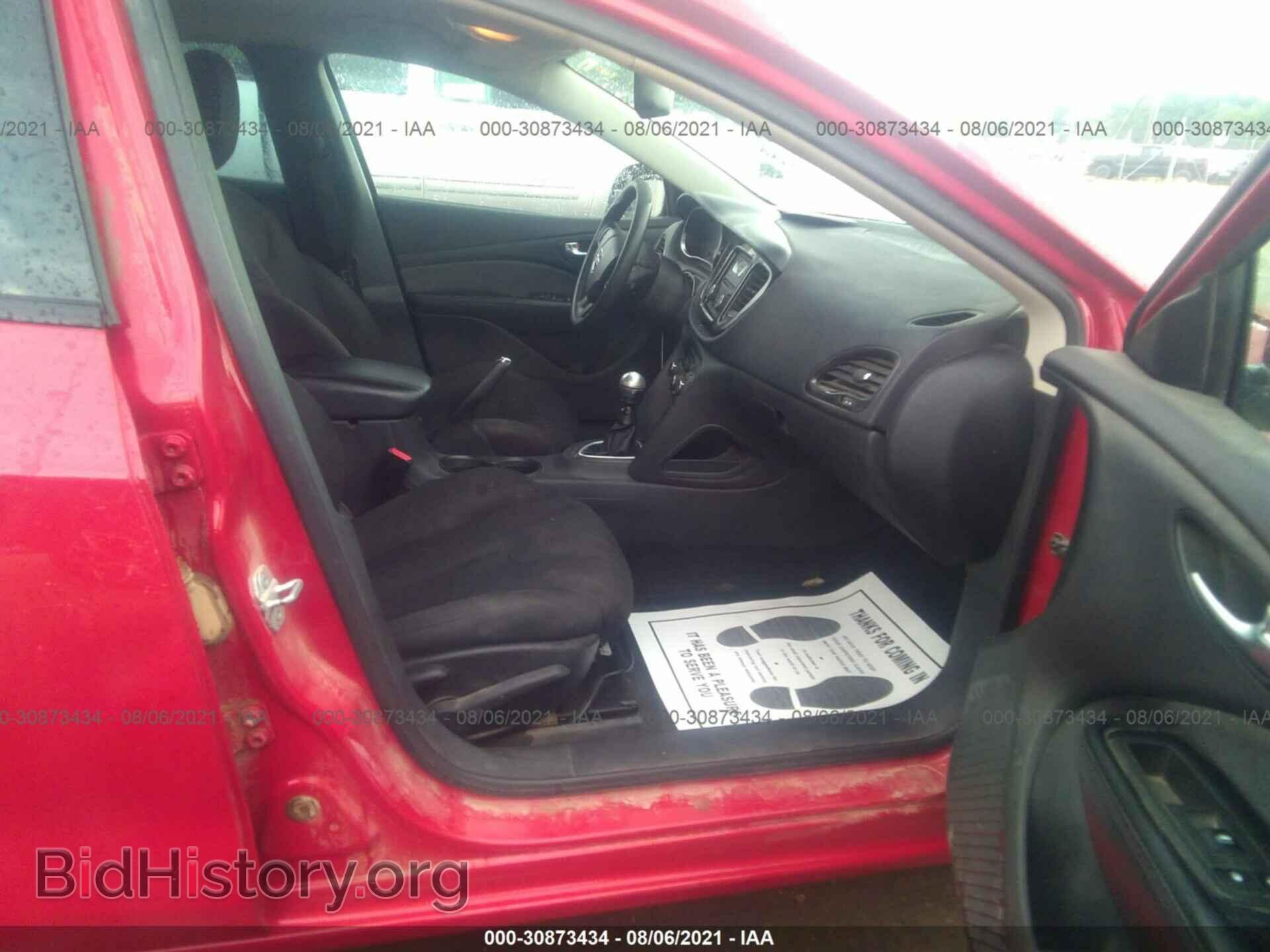 2013 DODGE DART - VIN: 1C3CDFAA0DD315640 - Фото 5