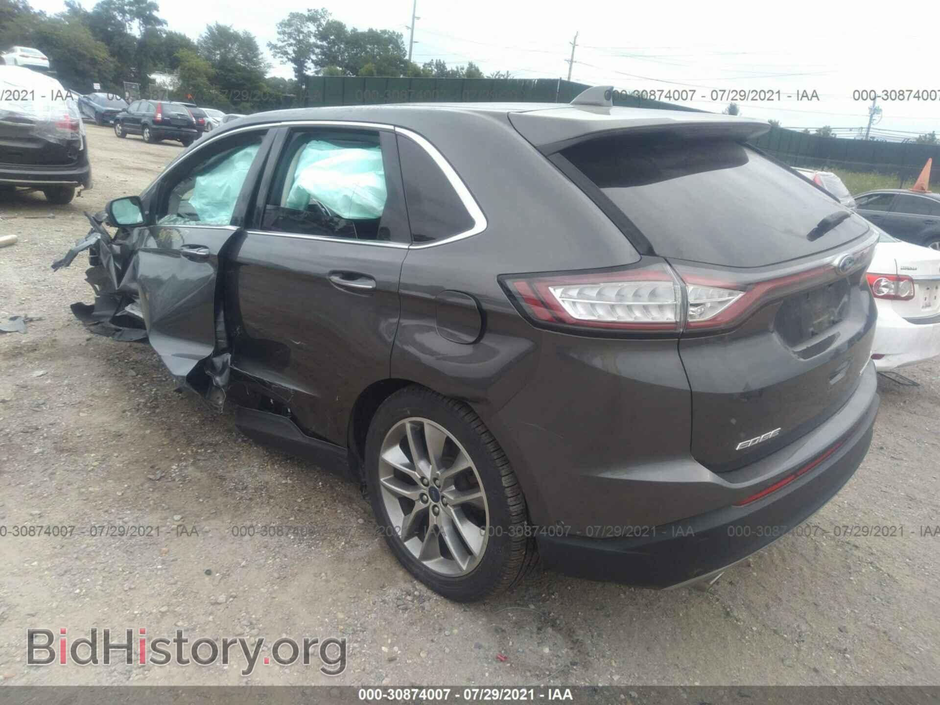 2015 FORD EDGE - VIN: 2FMPK4K89FBC36510 - Фото 3