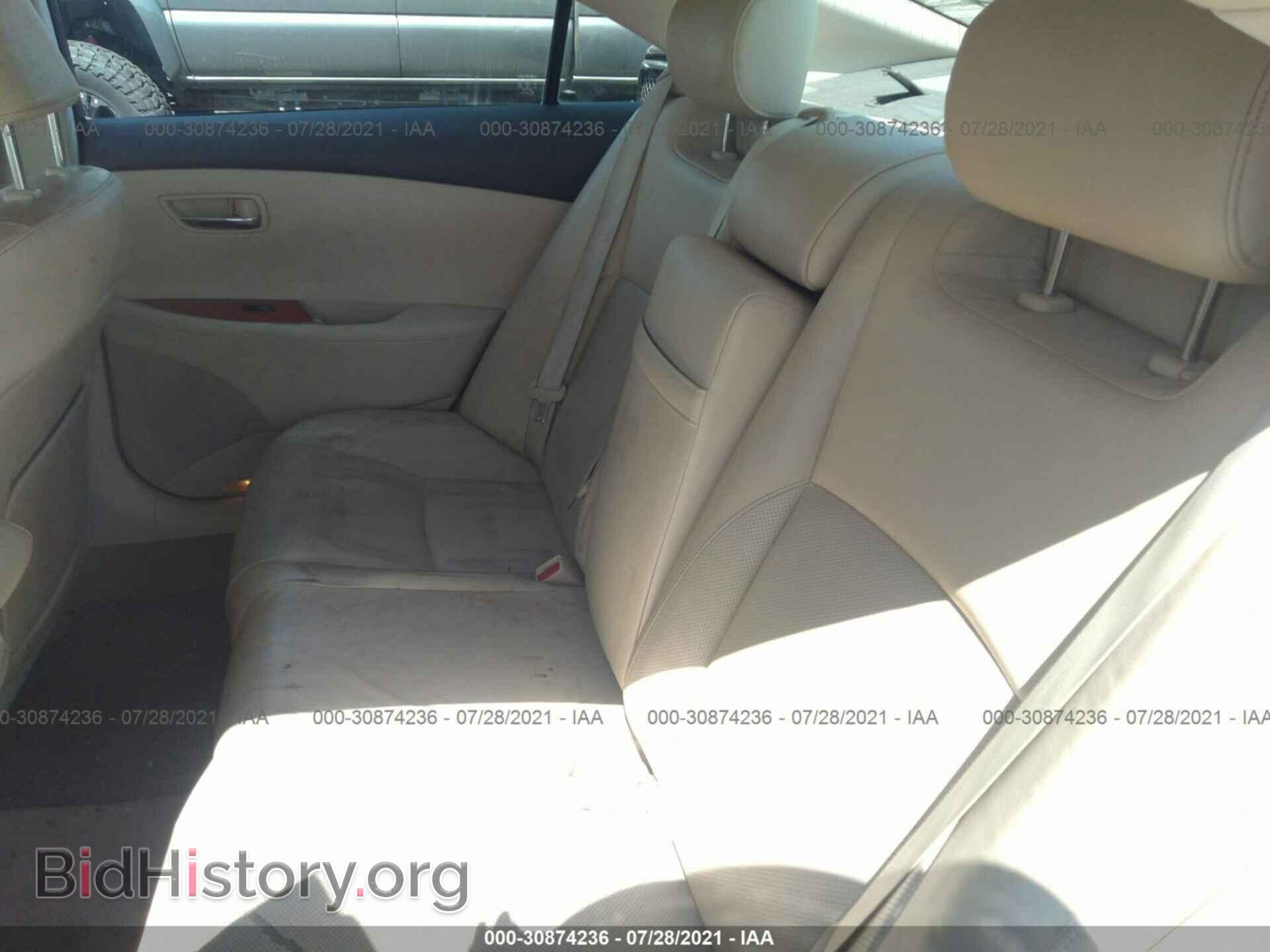 2010 LEXUS ES 350 - VIN: JTHBK1EG6A2386930 - Фото 8