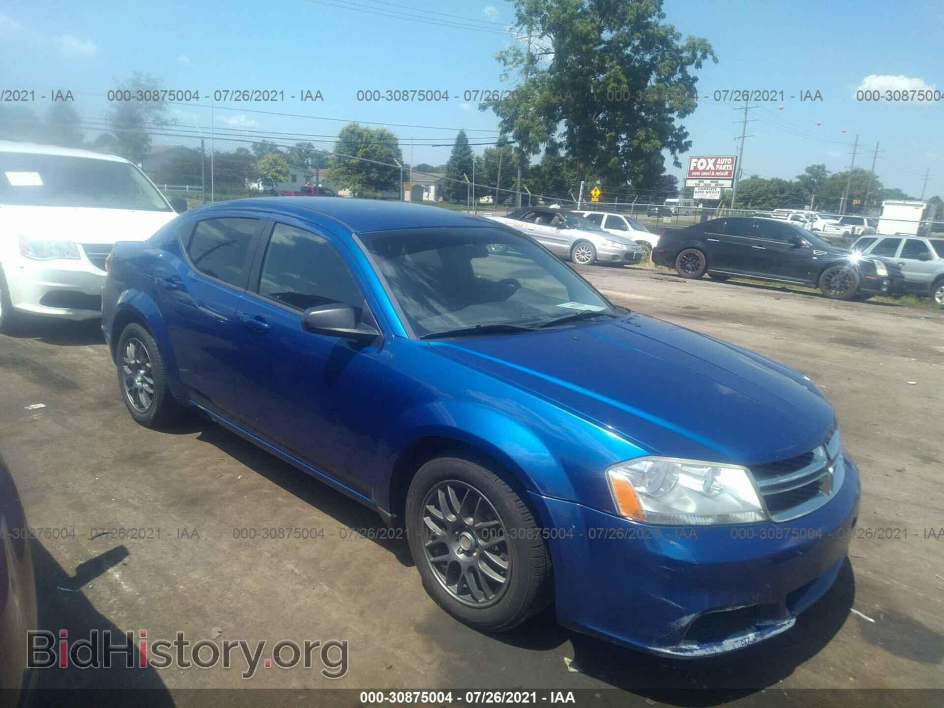 Фотография 1C3CDZAB4CN265344 - DODGE AVENGER 2012
