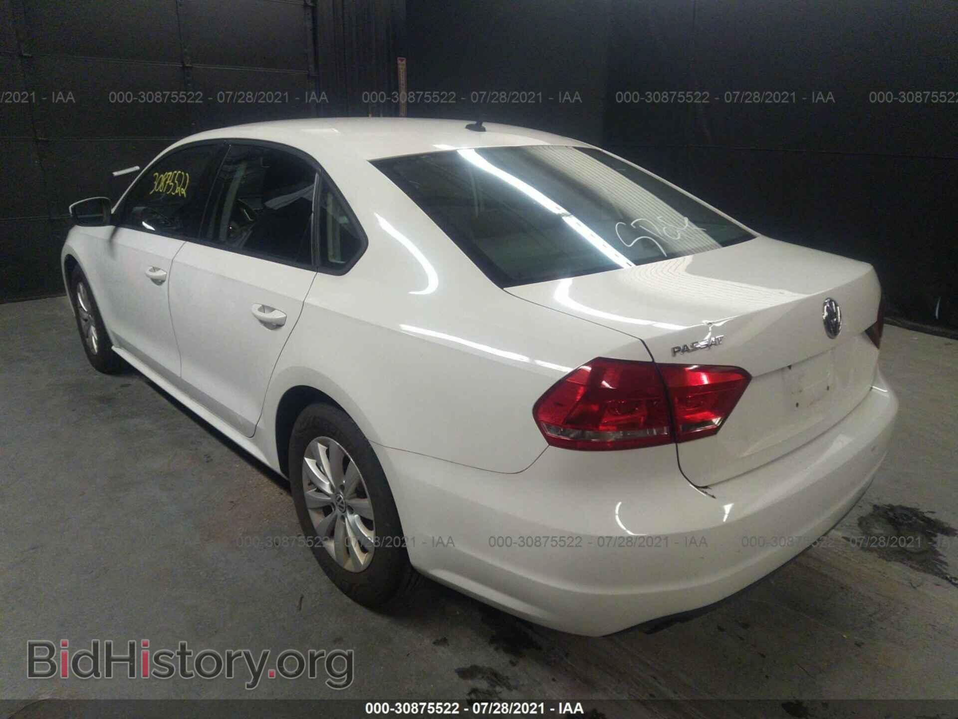2013 VOLKSWAGEN PASSAT - VIN: 1VWAP7A36DC070525 - Фото 3