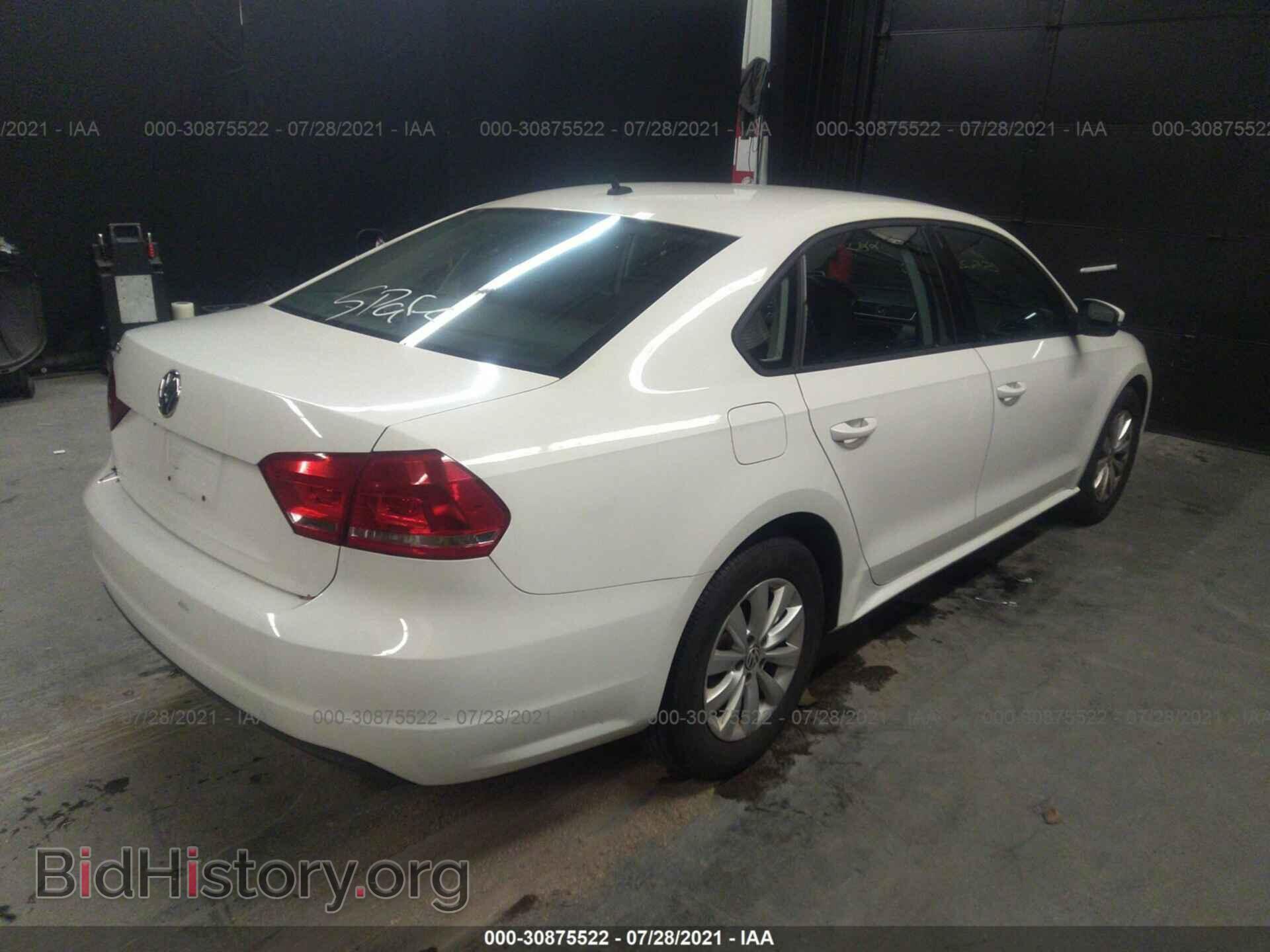 2013 VOLKSWAGEN PASSAT - VIN: 1VWAP7A36DC070525 - Фото 4