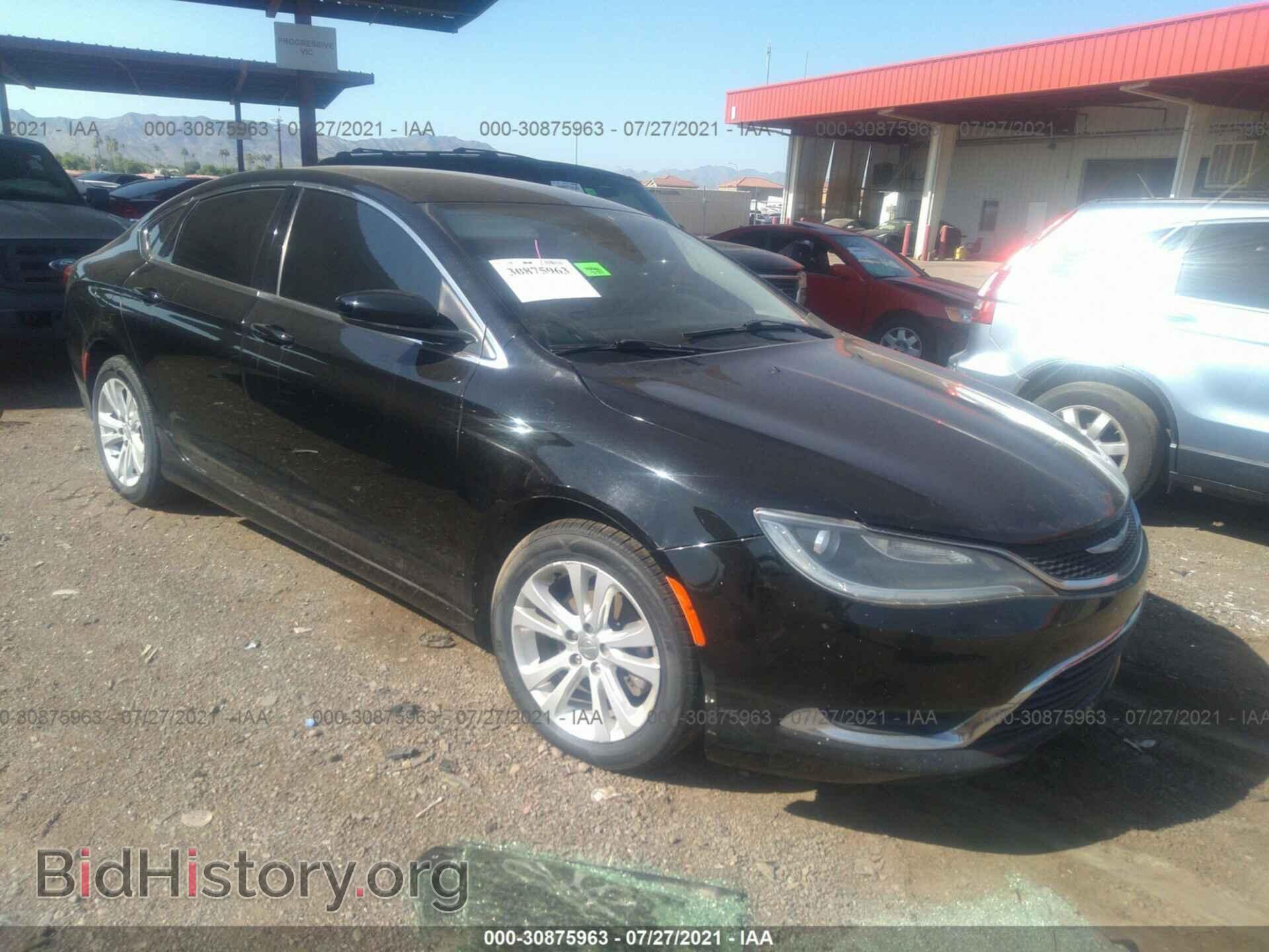 Фотография 1C3CCCAB4FN504038 - CHRYSLER 200 2015