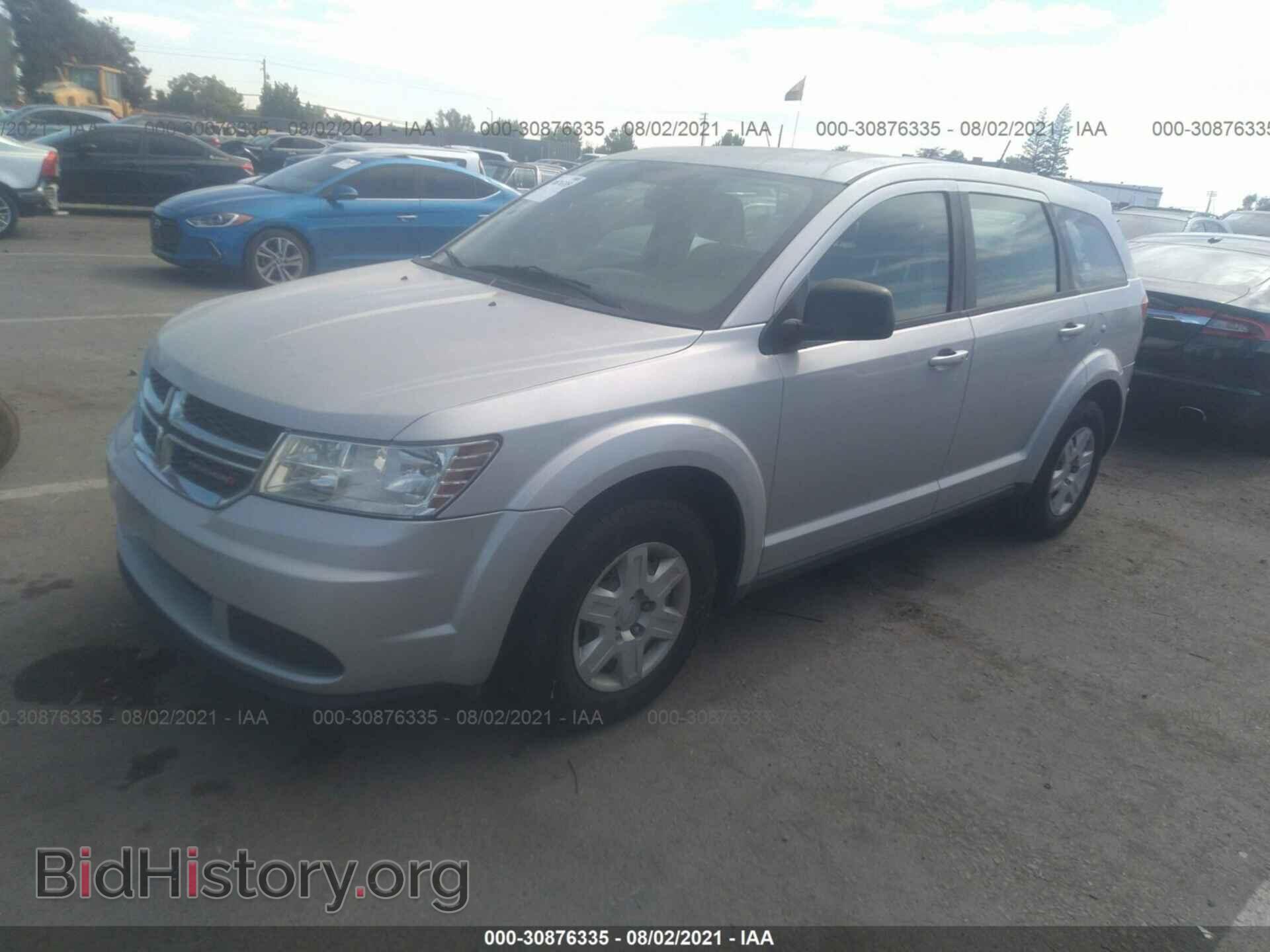 2012 DODGE JOURNEY - VIN: 3C4PDCAB1CT307043 - Фото 2