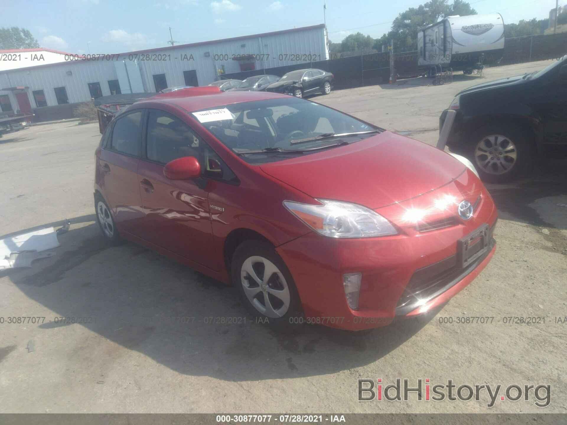 Photo JTDKN3DU9C5407945 - TOYOTA PRIUS 2012