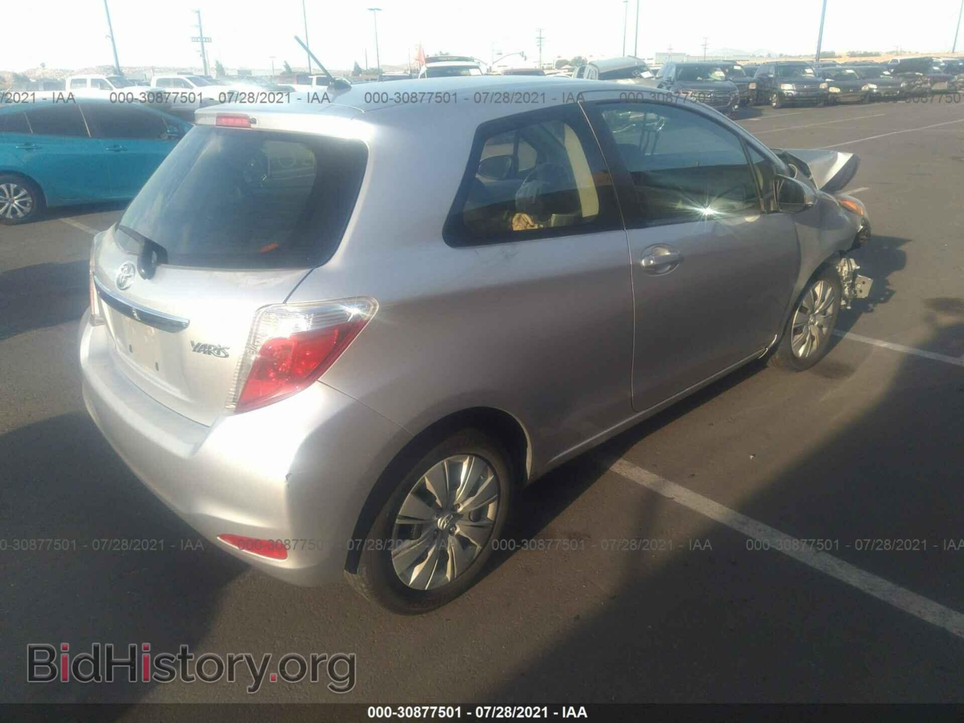 2012 TOYOTA YARIS - VIN: JTDJTUD3XCD516239 - Фото 4