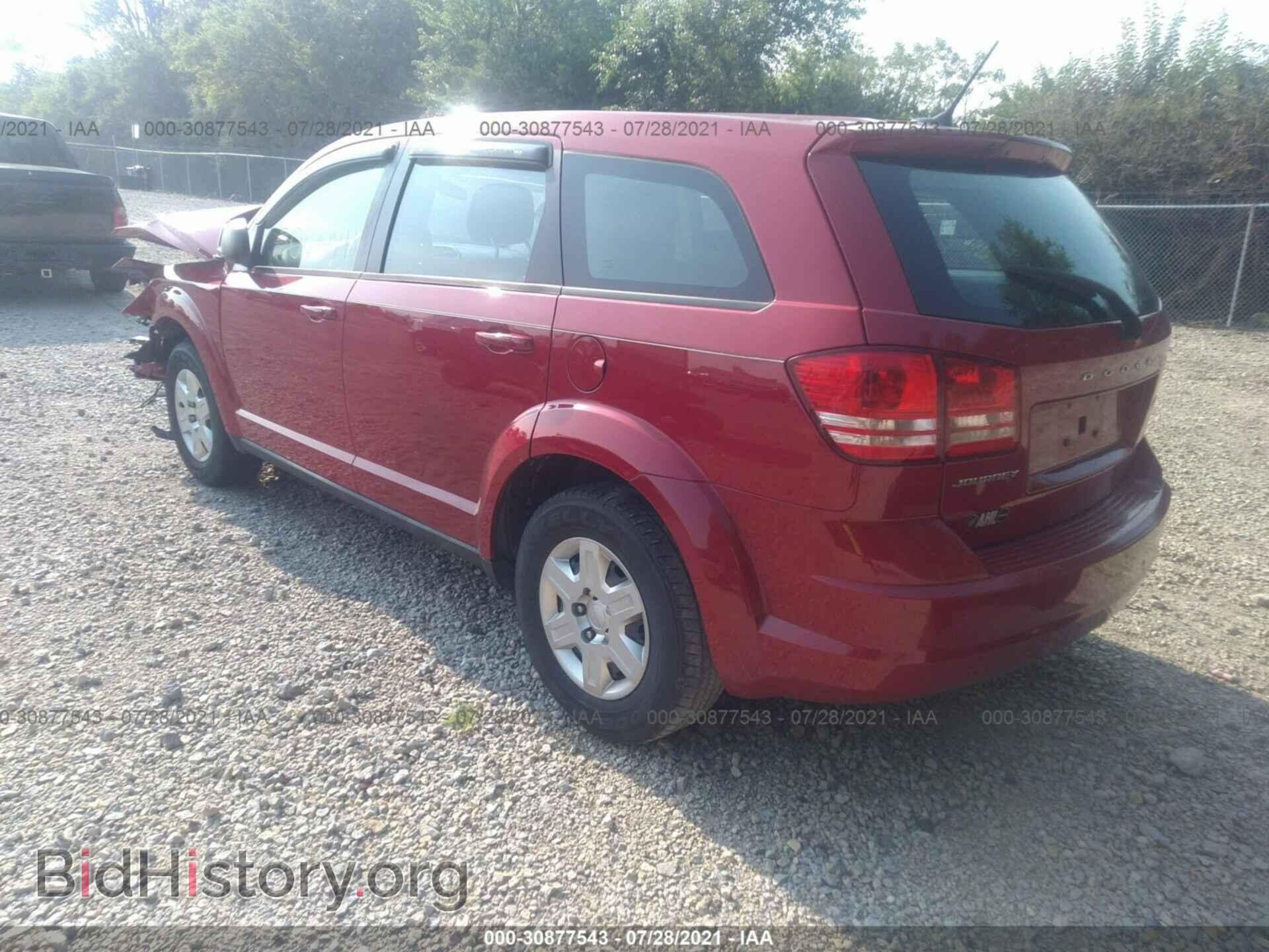 2012 DODGE JOURNEY - VIN: 3C4PDCAB9CT388454 - Фото 3