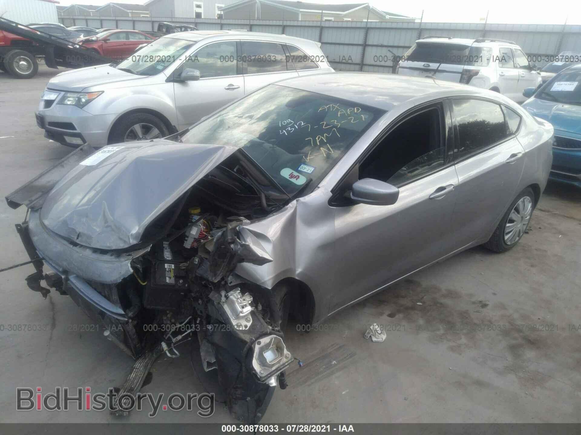 2016 DODGE DART - VIN: 1C3CDFAA5GD704195 - Фото 2