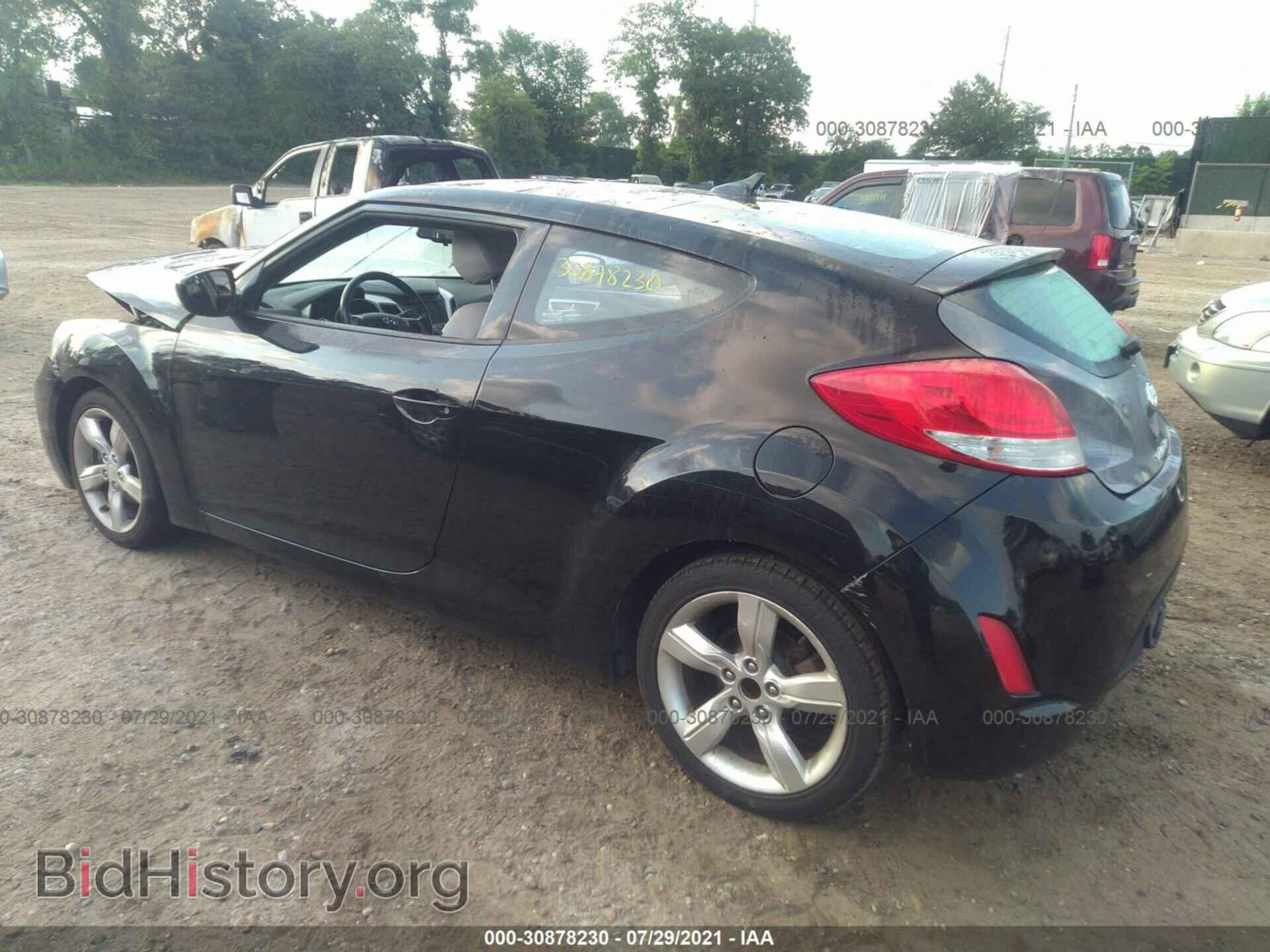 2014 HYUNDAI VELOSTER - VIN: KMHTC6AD4EU186758 - Фото 3