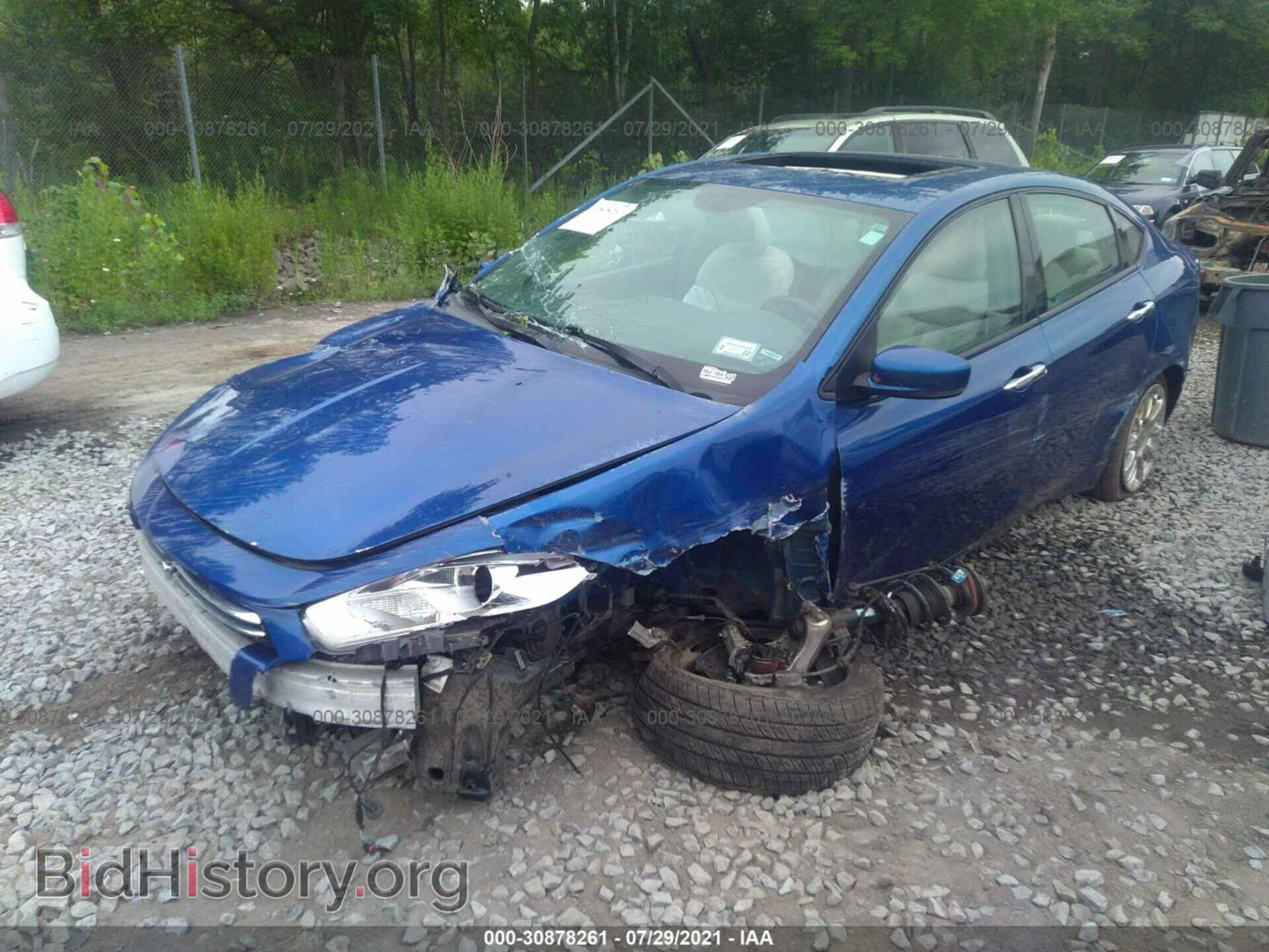 2013 DODGE DART - VIN: 1C3CDFCH0DD147458 - Фото 2