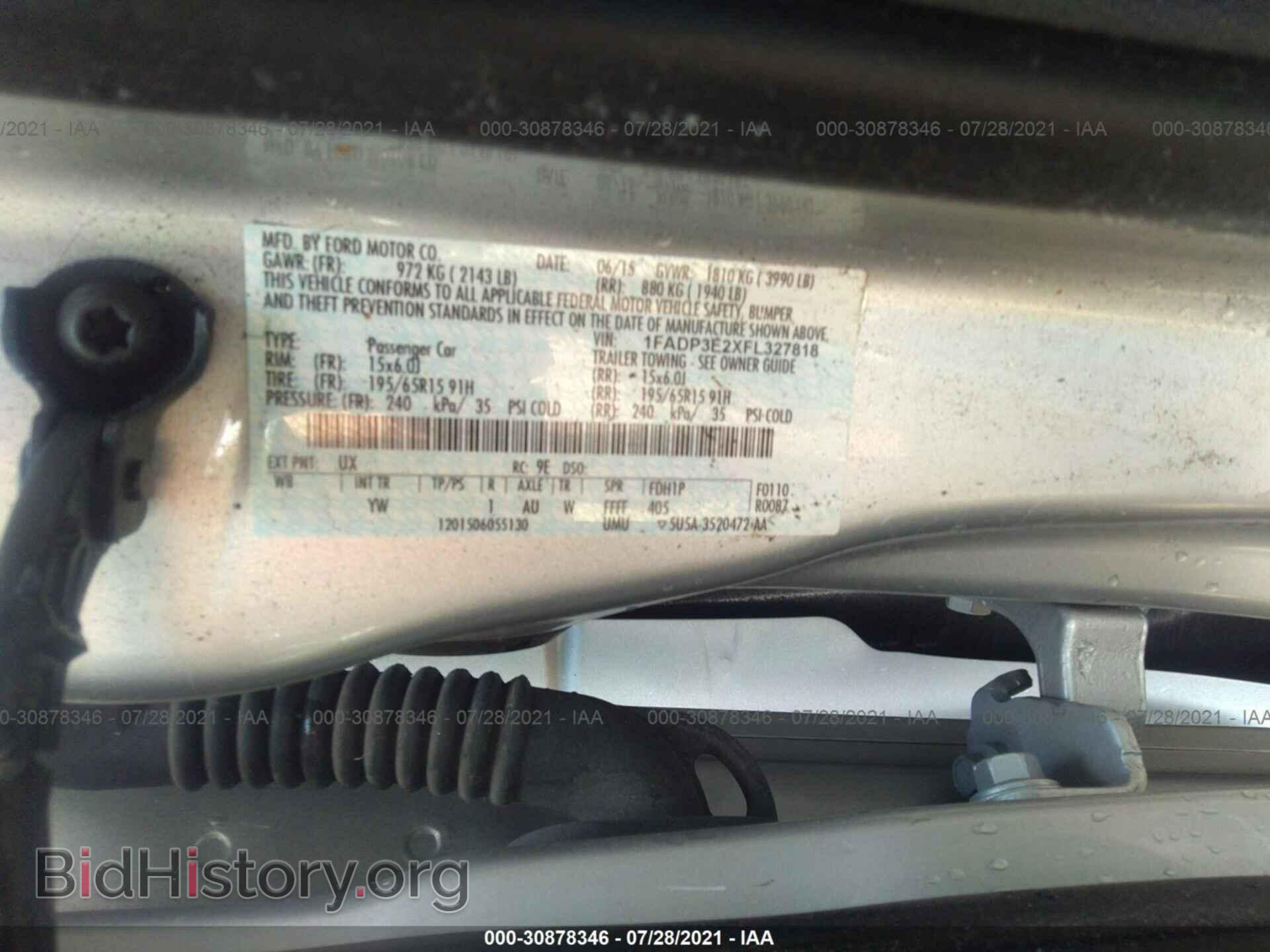 2015 FORD FOCUS - VIN: 1FADP3E2XFL327818 - Photo 9