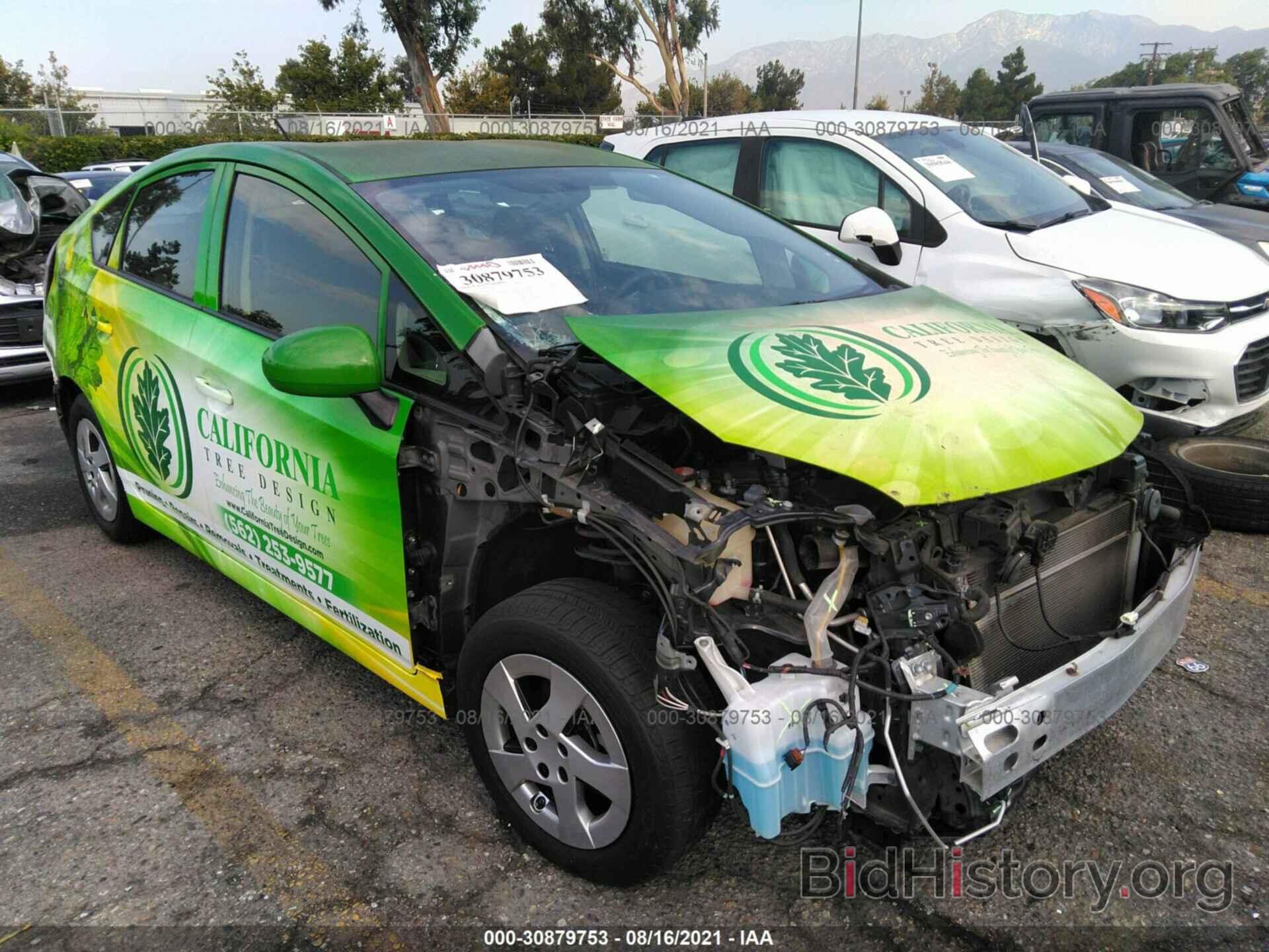 Photo JTDKN3DU9F0454457 - TOYOTA PRIUS 2015