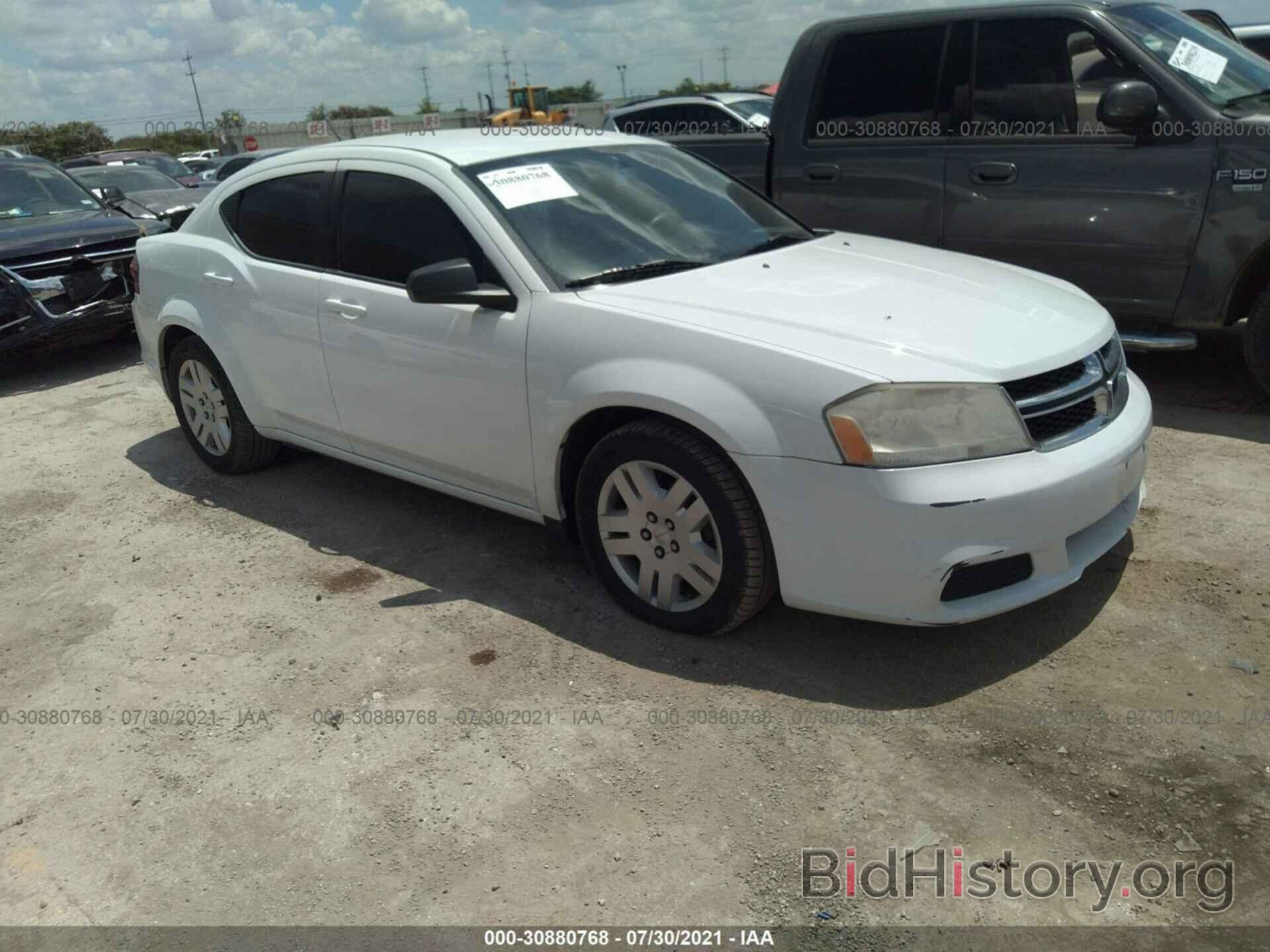 Фотография 1C3CDZAB7CN188355 - DODGE AVENGER 2012