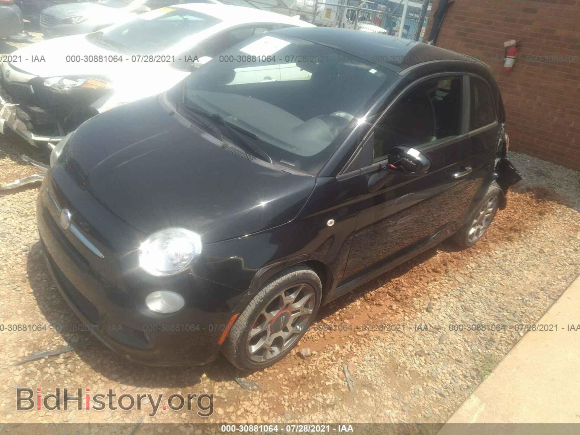 2013 FIAT 500 - VIN: 3C3CFFBR0DT514695 - Фото 2