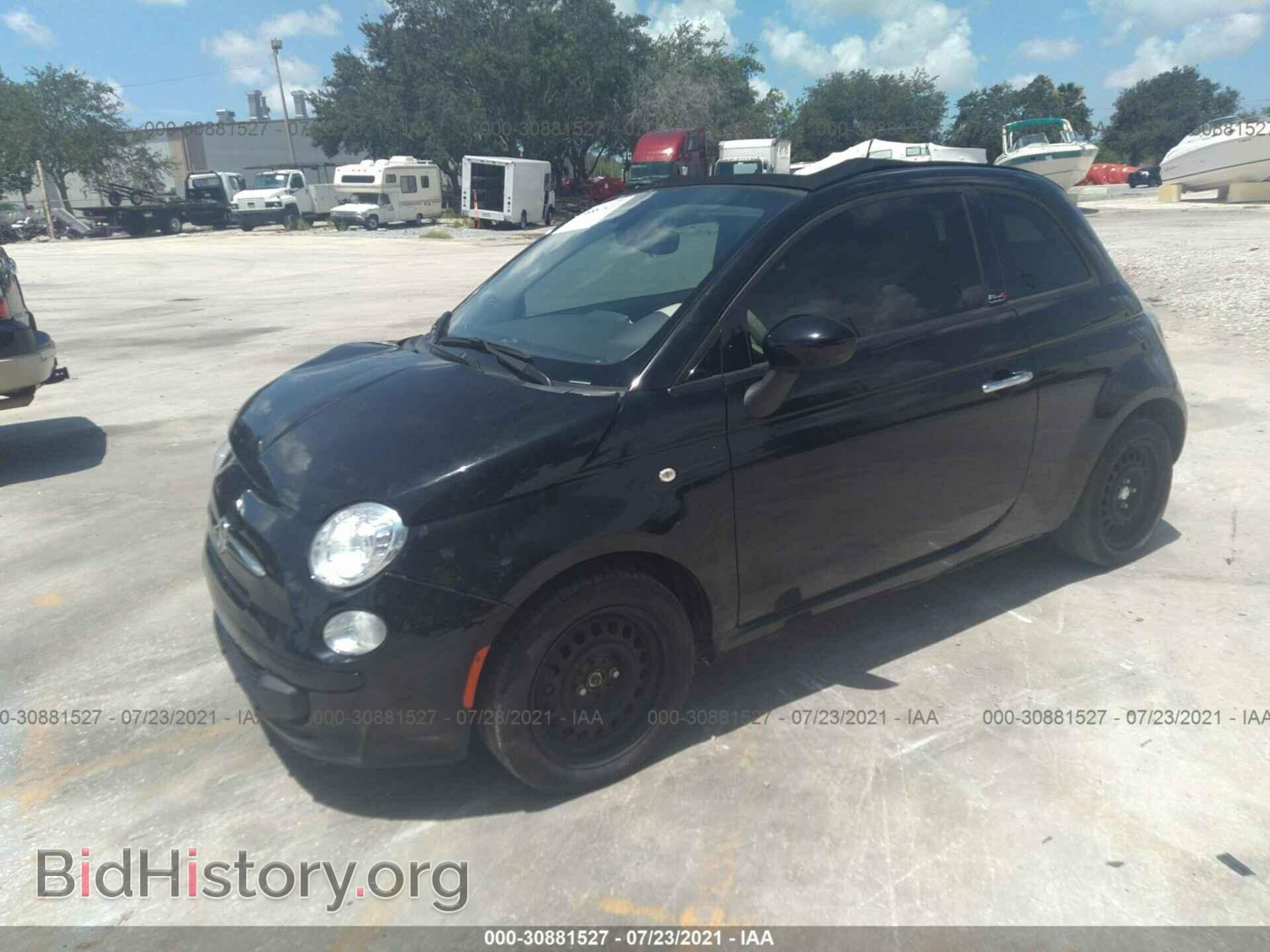 2017 FIAT 500C - VIN: 3C3CFFLR8HT580173 - Фото 2