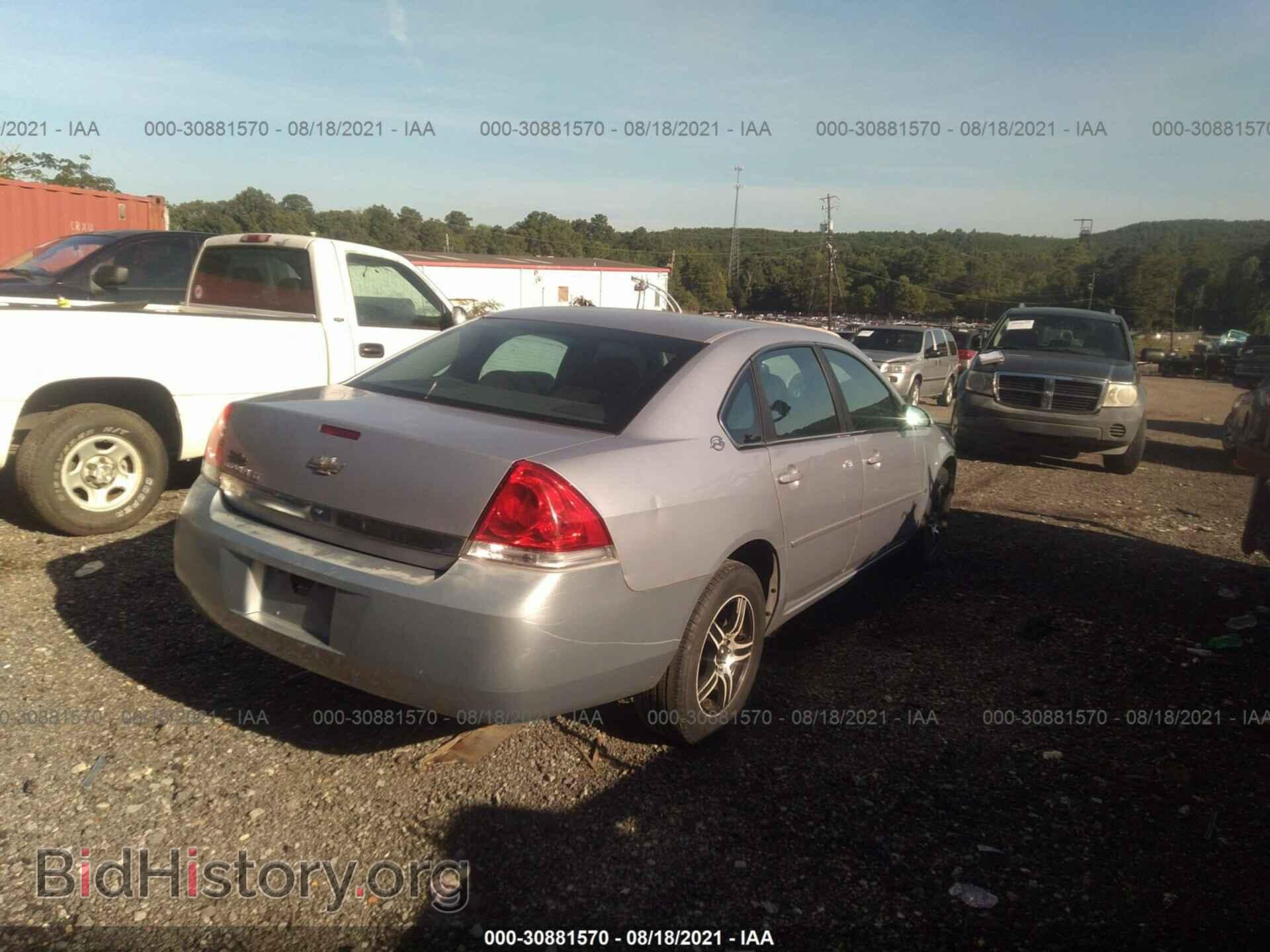 2006 CHEVROLET IMPALA - VIN: 2G1WT58K169205189 - Фото 4