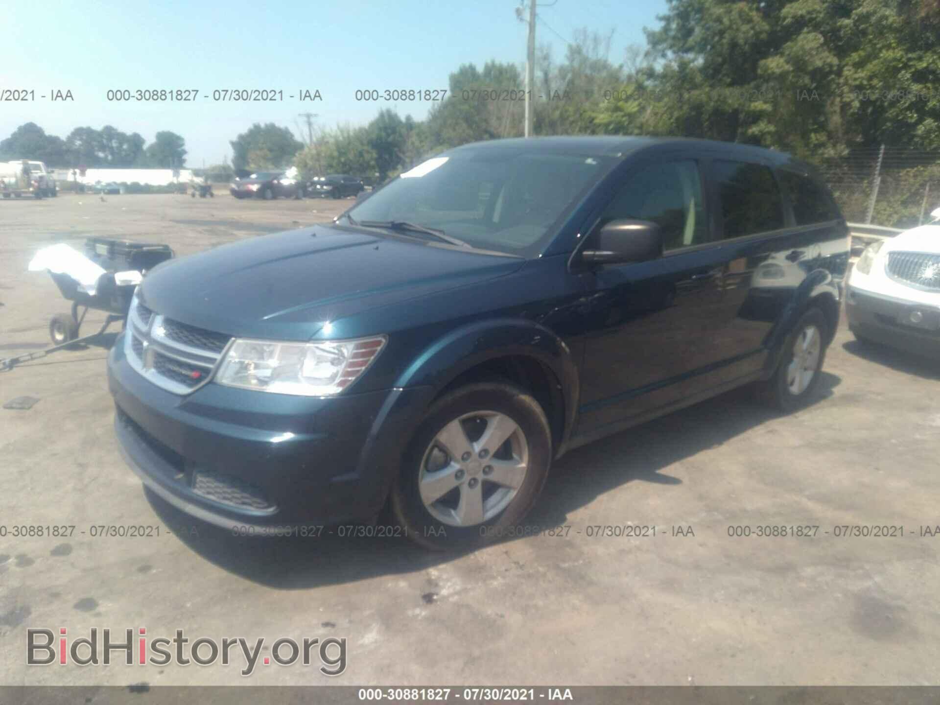 2013 DODGE JOURNEY - VIN: 3C4PDCAB1DT532337 - Фото 2