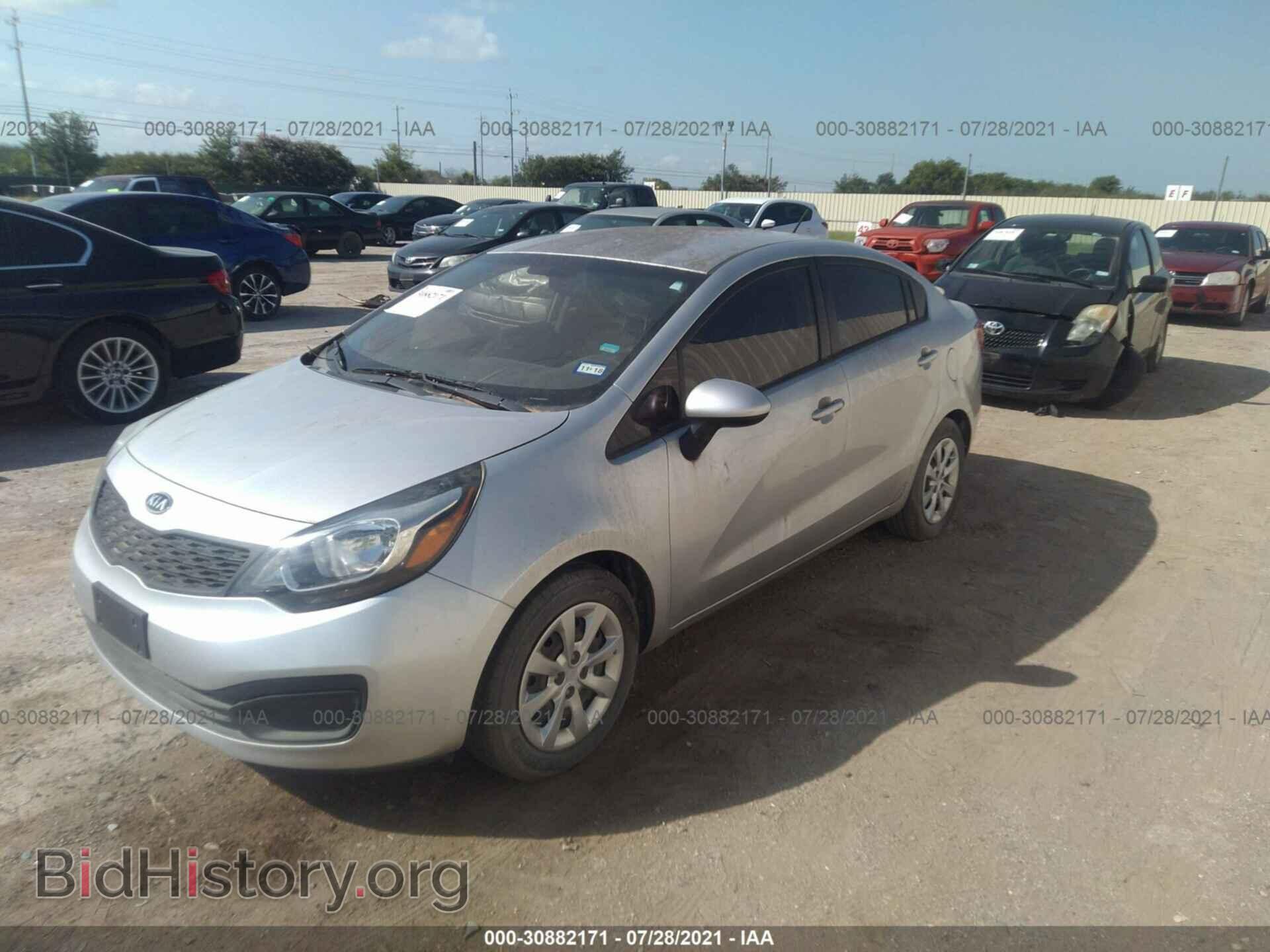 2013 KIA RIO - VIN: KNADM4A36D6096738 - Фото 2