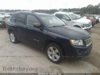 2012 Jeep COMPASS SPORT, blue — VIN 1C4NJDBB7CD625288, IAAI