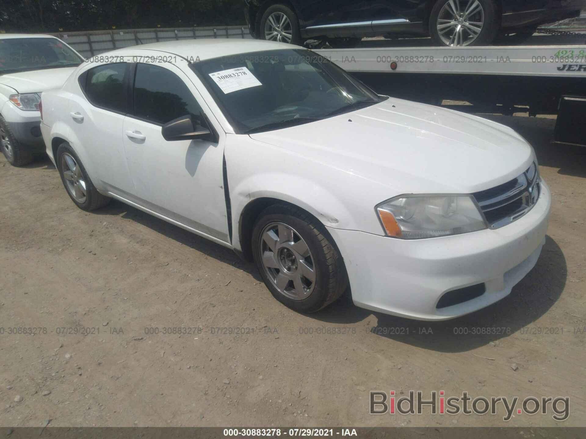 Photo 1C3CDZAB2CN153383 - DODGE AVENGER 2012