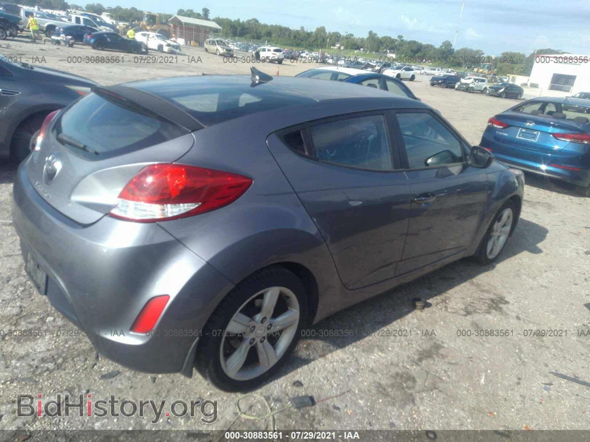 2014 HYUNDAI VELOSTER - VIN: KMHTC6AD5EU199633 - Фото 4