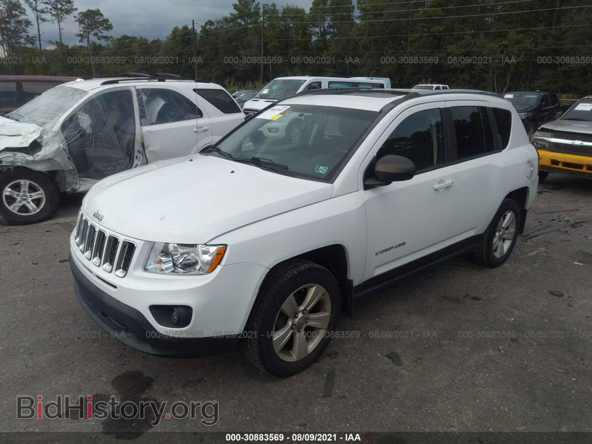 2012 JEEP COMPASS - VIN: 1C4NJDEB2CD659232 - Фото 2