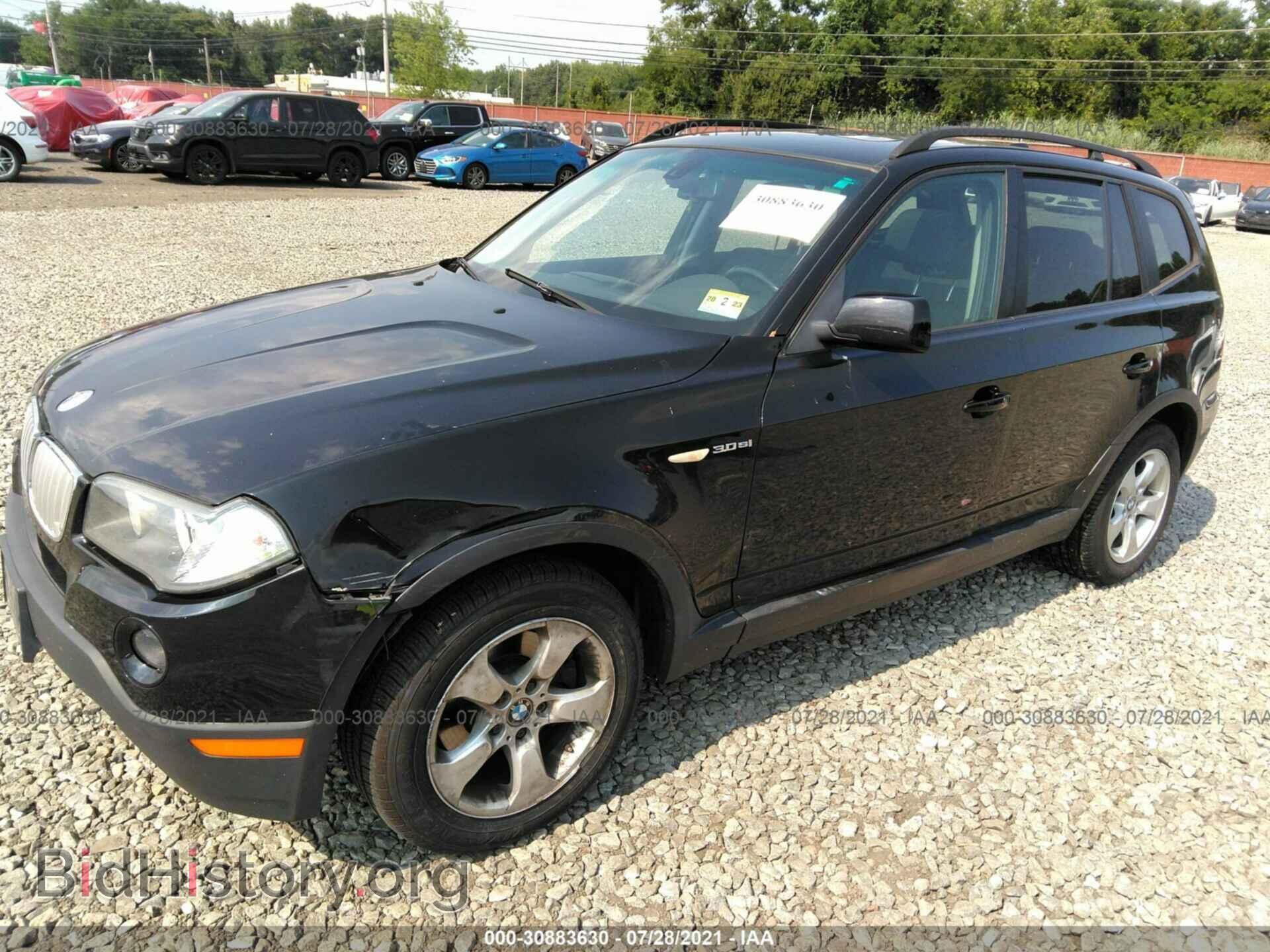 2008 BMW X3 - VIN: WBXPC93428WJ07197 - Фото 2