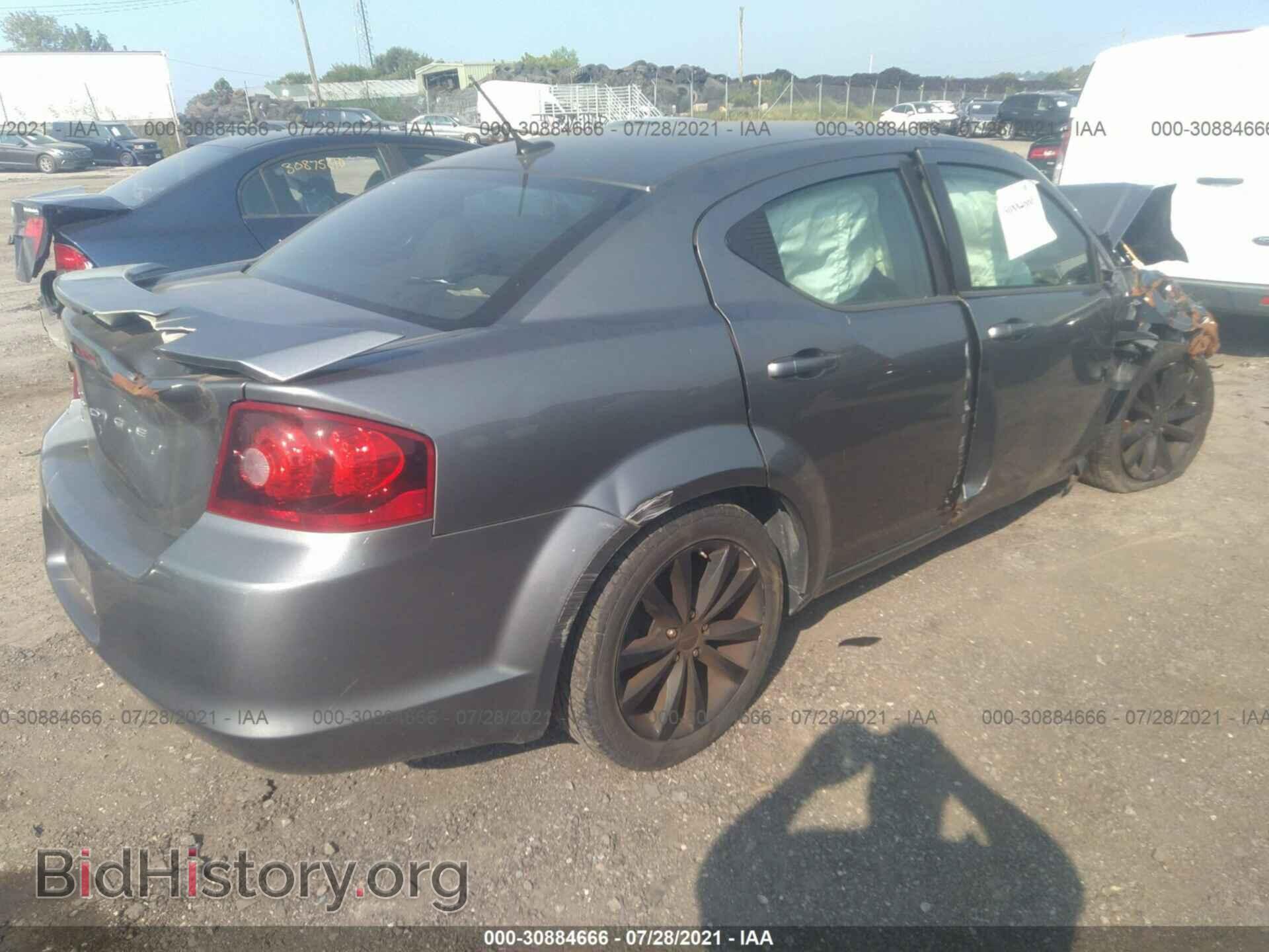 2013 DODGE AVENGER - VIN: 1C3CDZAG4DN752461 - Фото 4