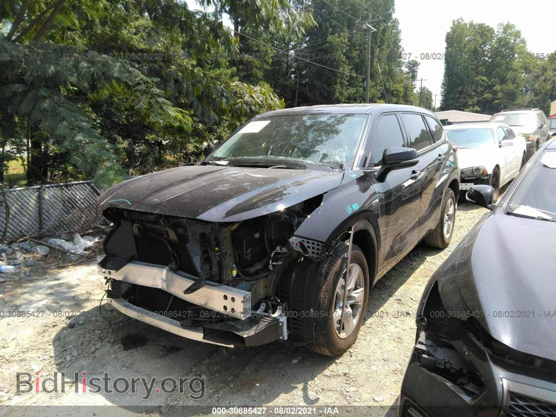 2021 TOYOTA HIGHLANDER - VIN: 5TDZZRAH8MS055787 - Фото 2