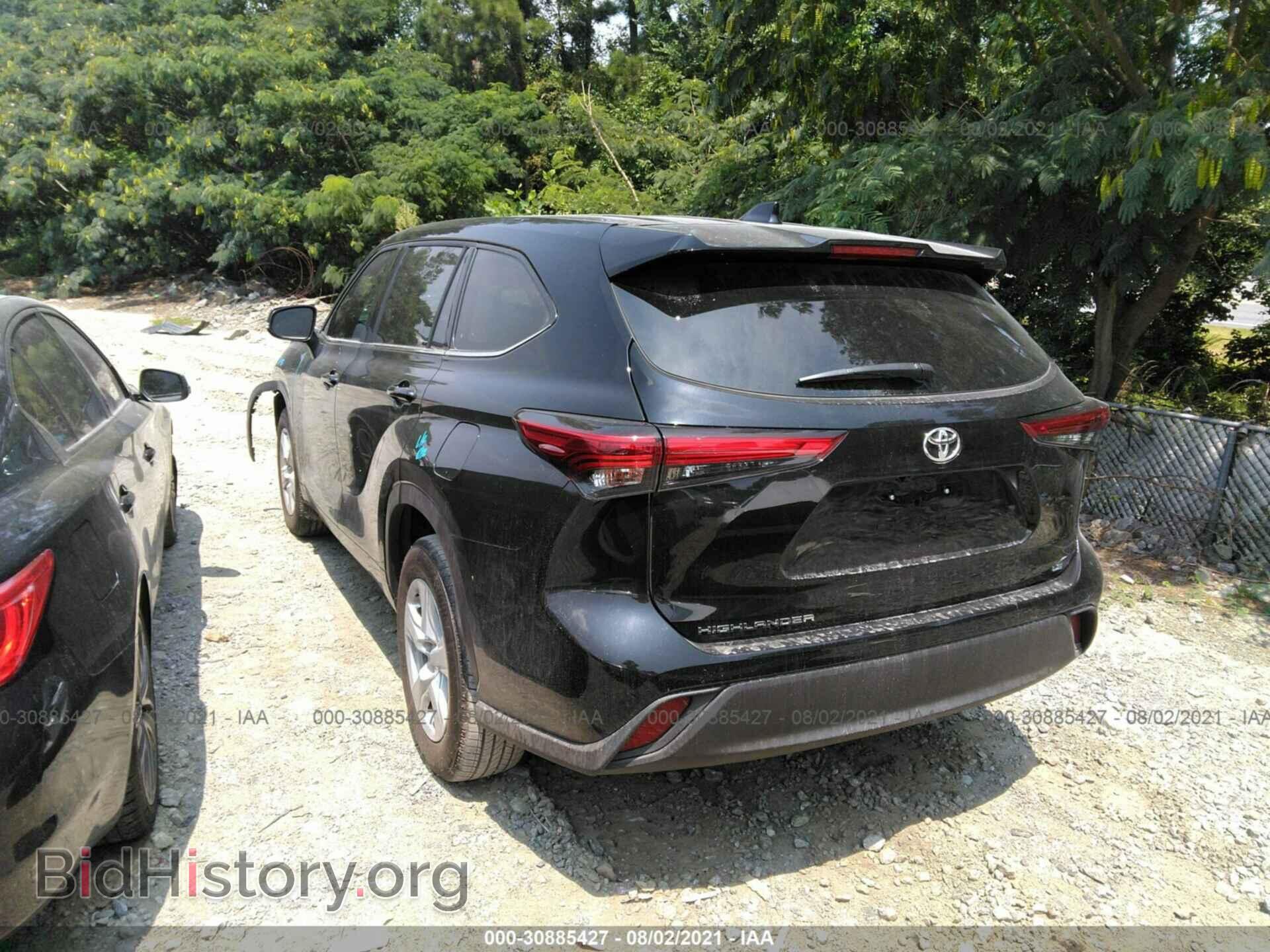 2021 TOYOTA HIGHLANDER - VIN: 5TDZZRAH8MS055787 - Фото 3