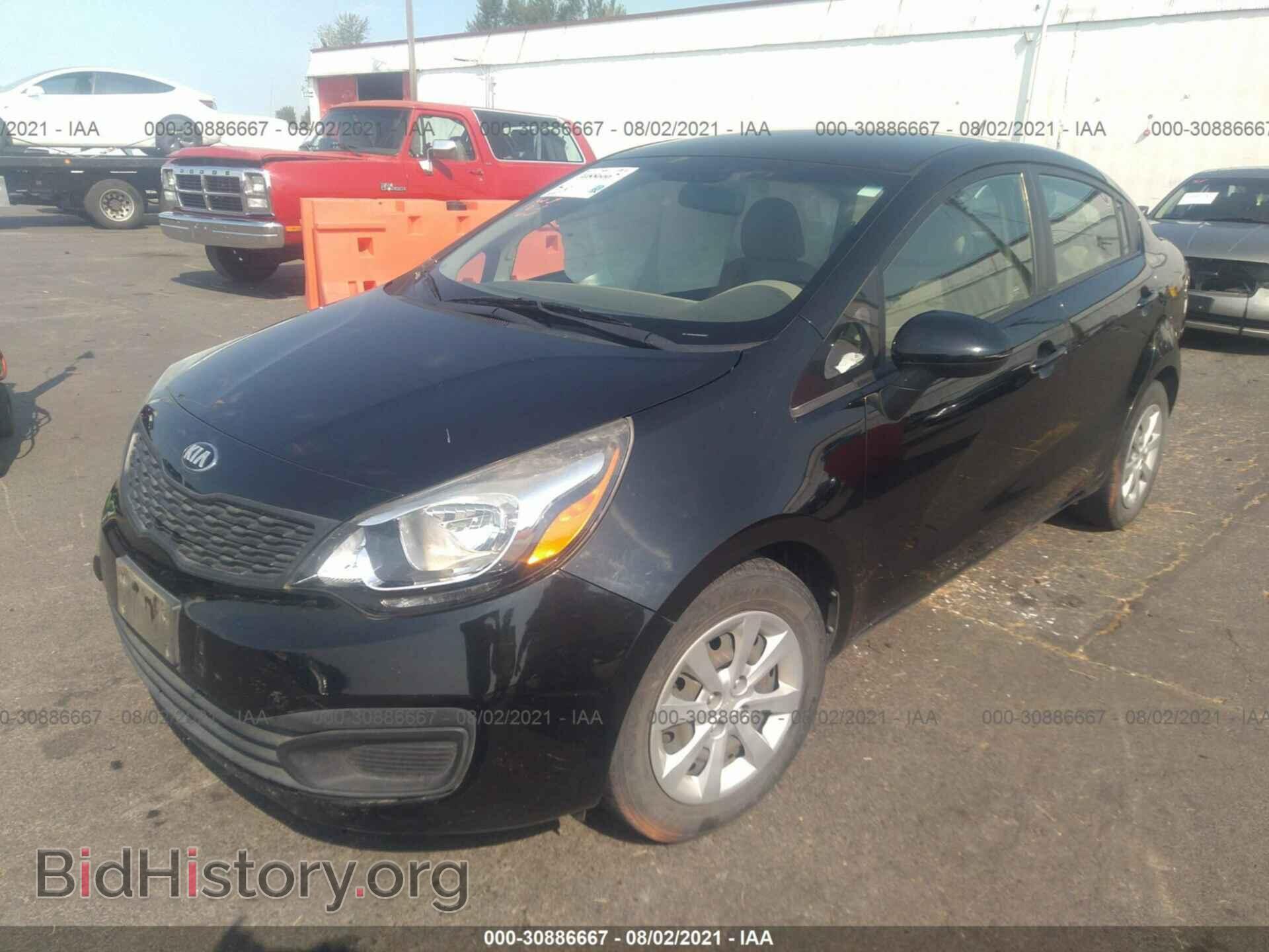 2013 KIA RIO - VIN: KNADM4A36D6306917 - Фото 2