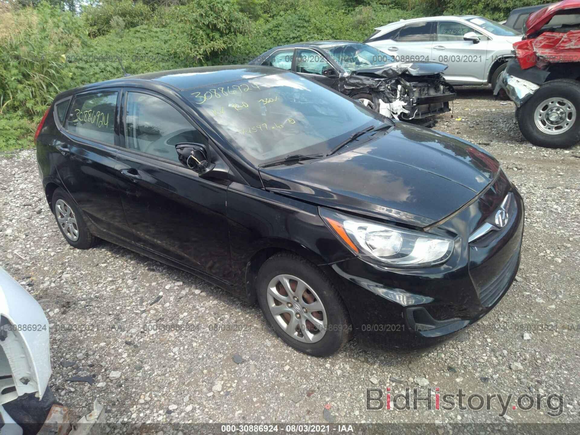 Photo KMHCT5AE5CU027165 - HYUNDAI ACCENT 2012